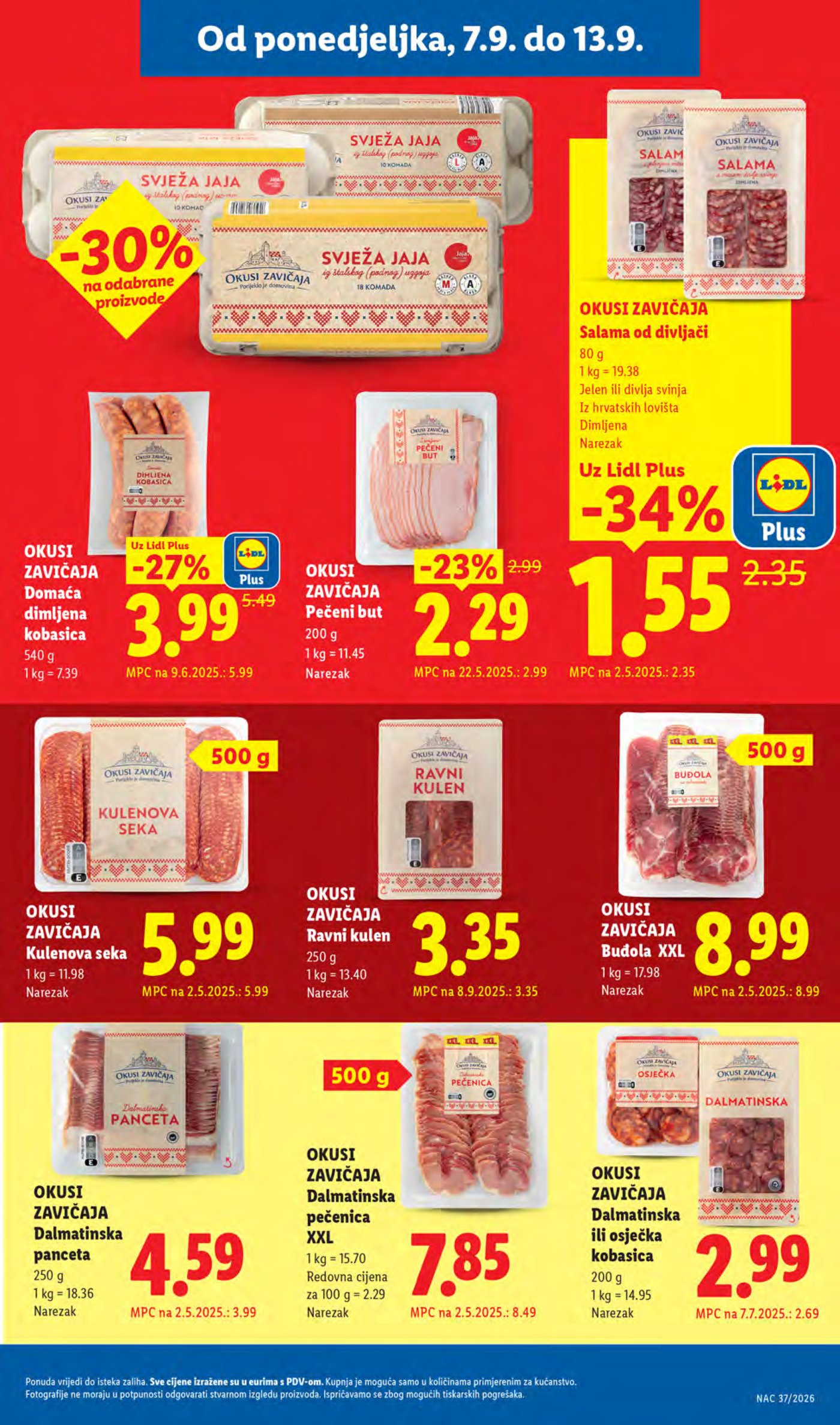 Lidl Super ponuda od ponedjeljka 07.09.-13.09.2026.