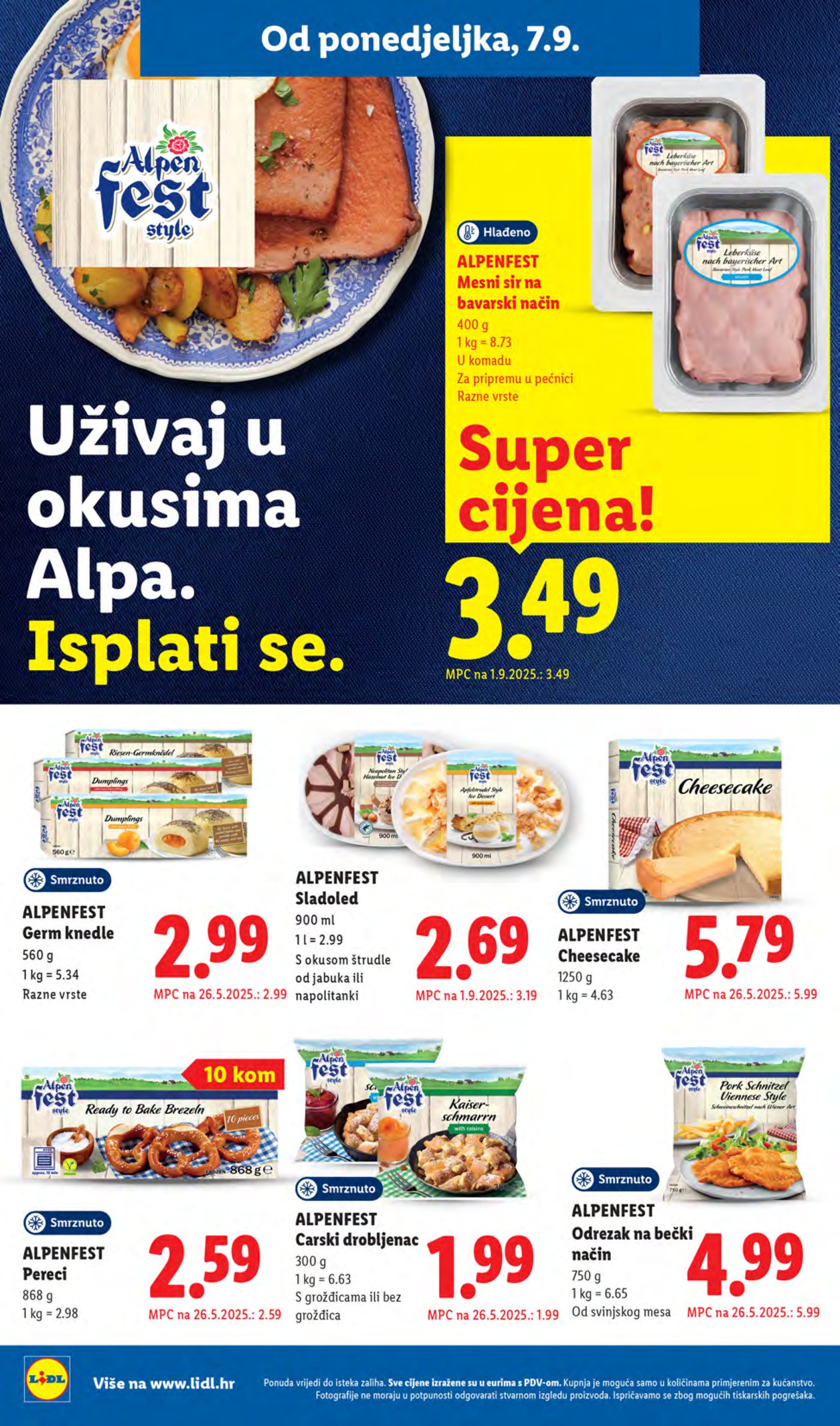 Lidl Super ponuda od ponedjeljka 07.09.-13.09.2026.
