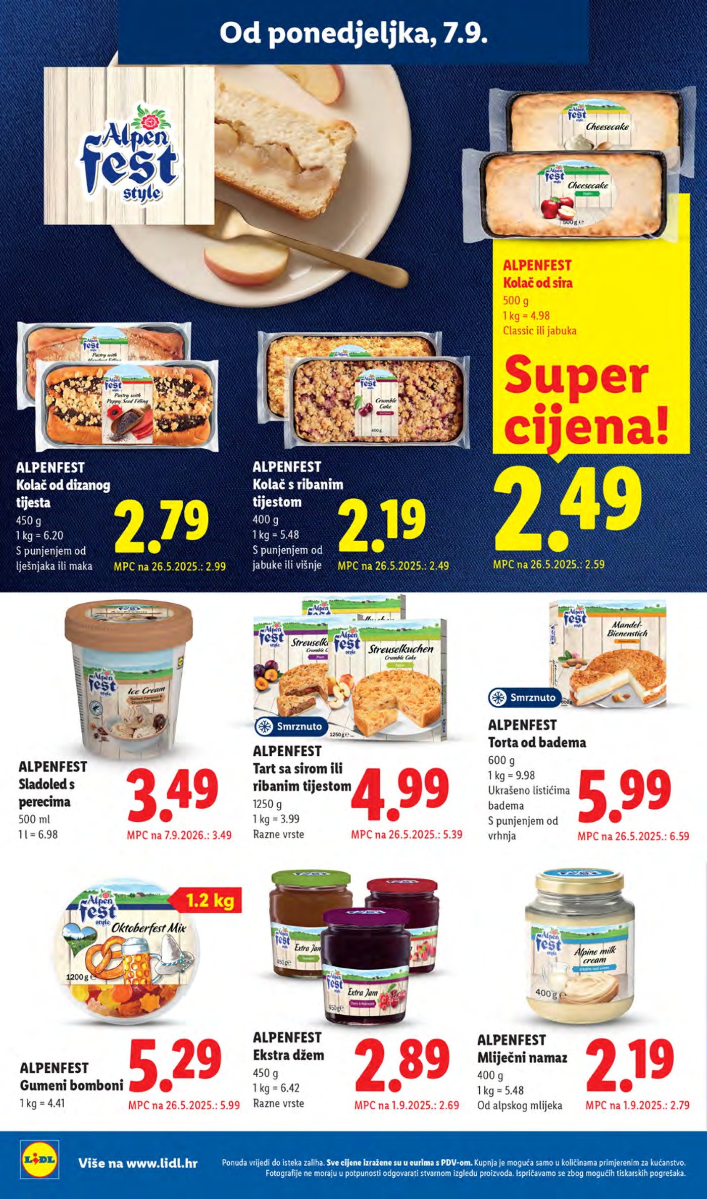 Lidl Super ponuda od ponedjeljka 07.09.-13.09.2026.