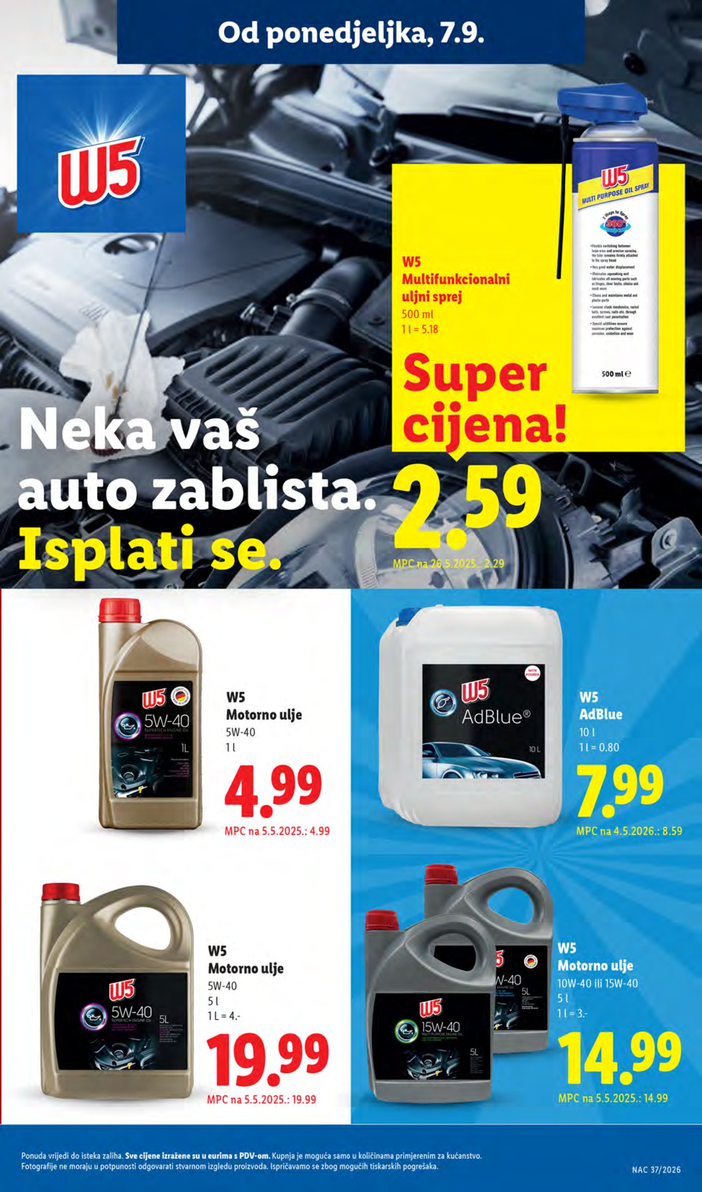 Lidl Super ponuda od ponedjeljka 07.09.-13.09.2026.