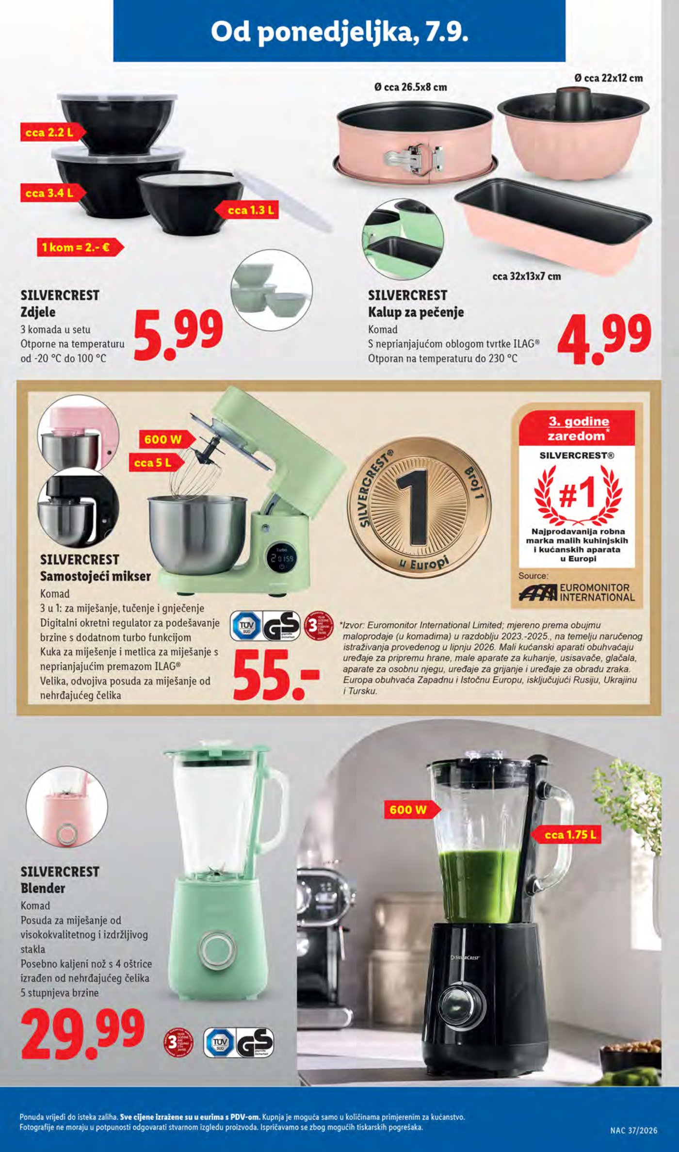 Lidl Super ponuda od ponedjeljka 07.09.-13.09.2026.