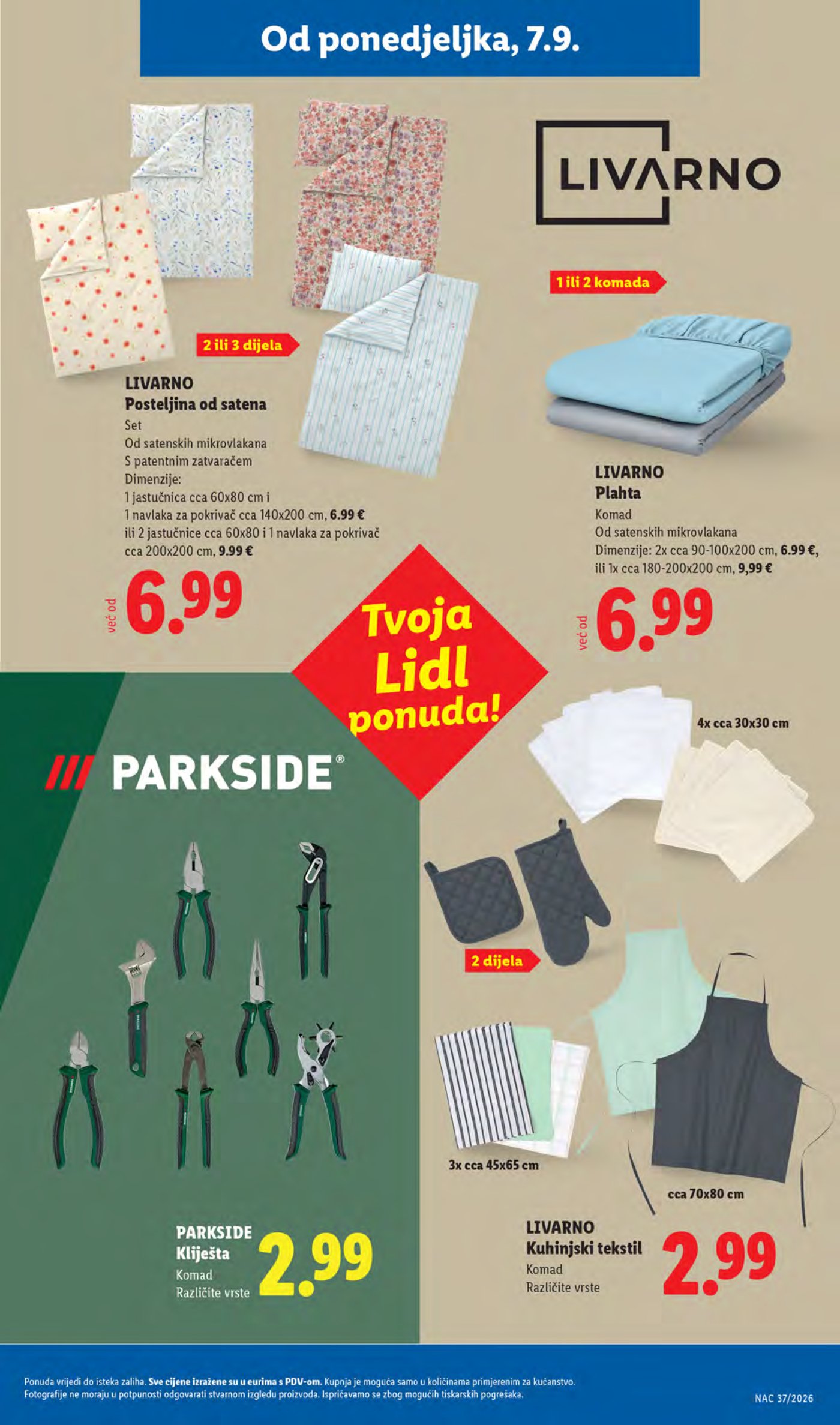 Lidl Super ponuda od ponedjeljka 07.09.-13.09.2026.