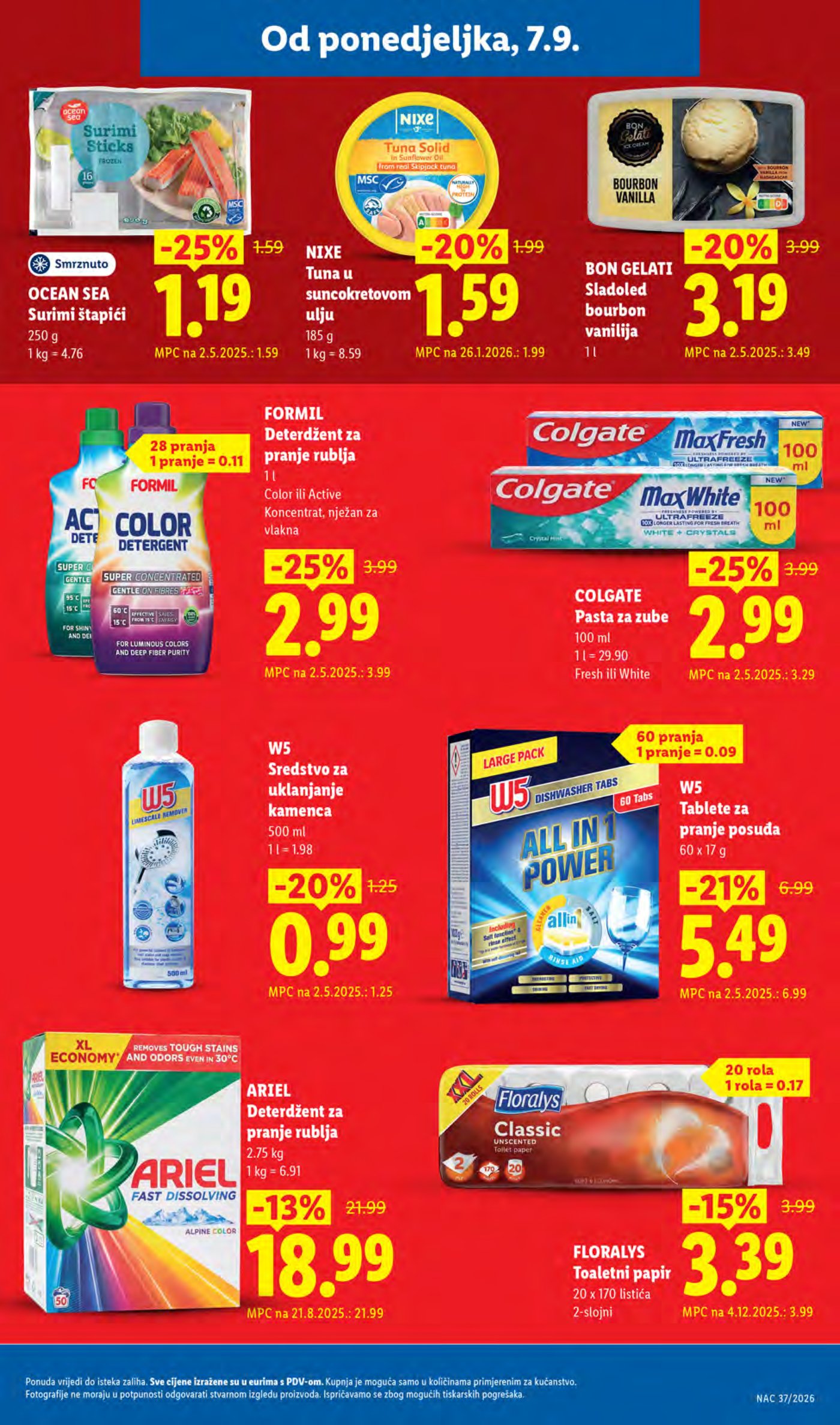 Lidl Super ponuda od ponedjeljka 07.09.-13.09.2026.