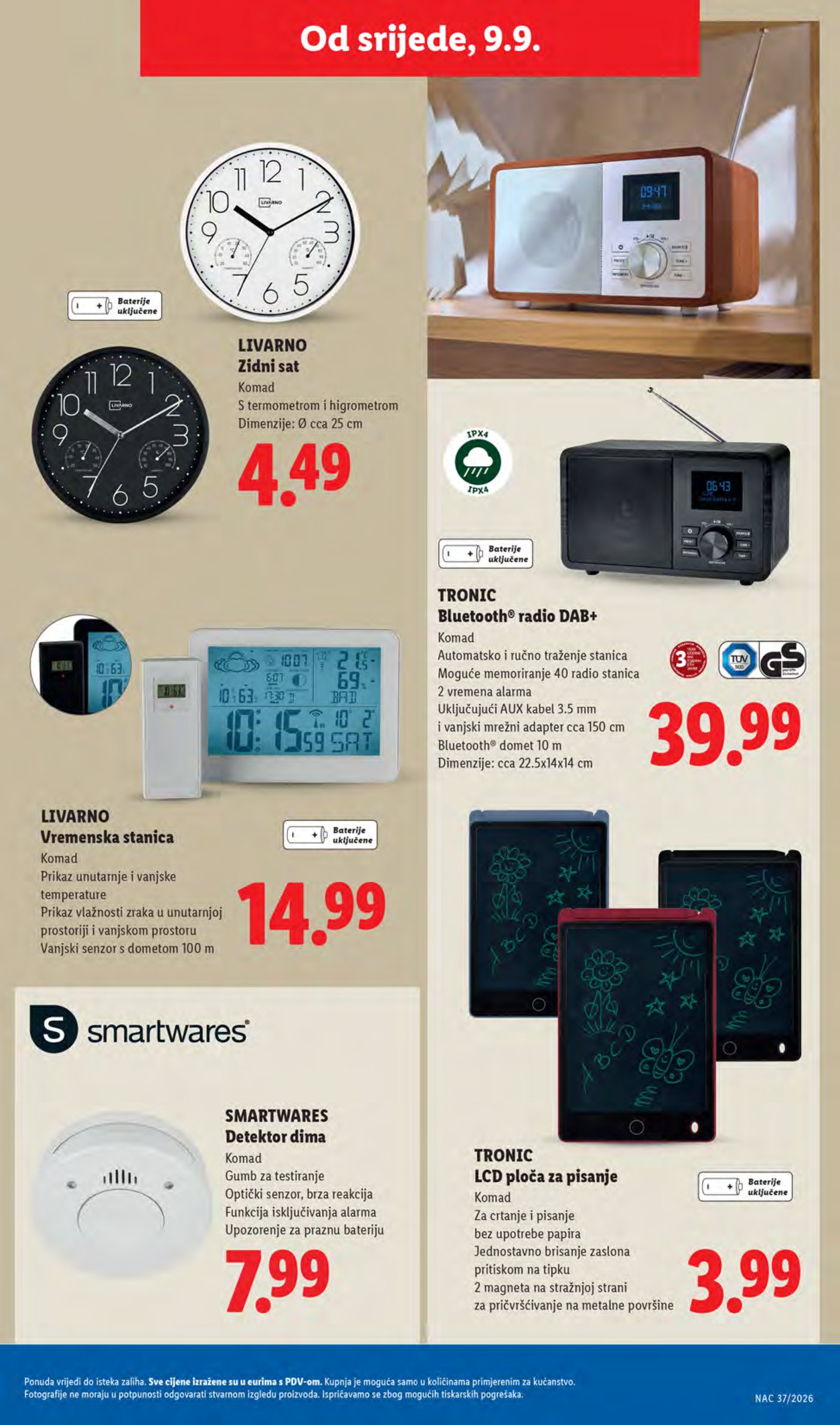 Lidl Super ponuda od ponedjeljka 07.09.-13.09.2026.