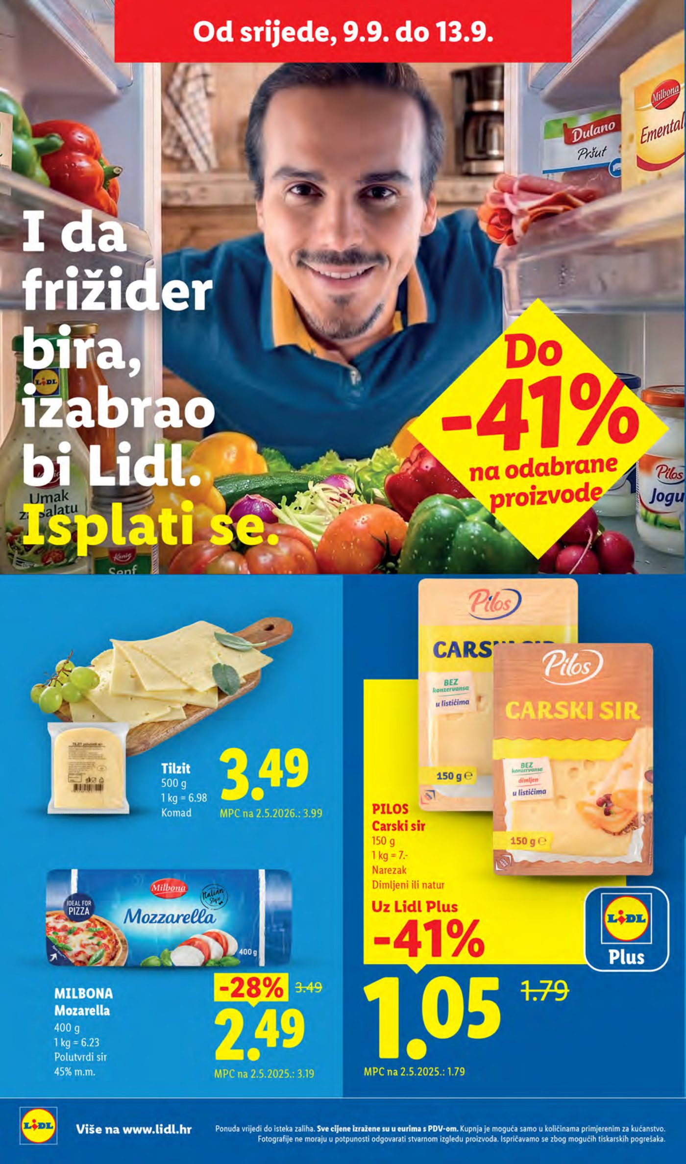 Lidl Super ponuda od ponedjeljka 07.09.-13.09.2026.