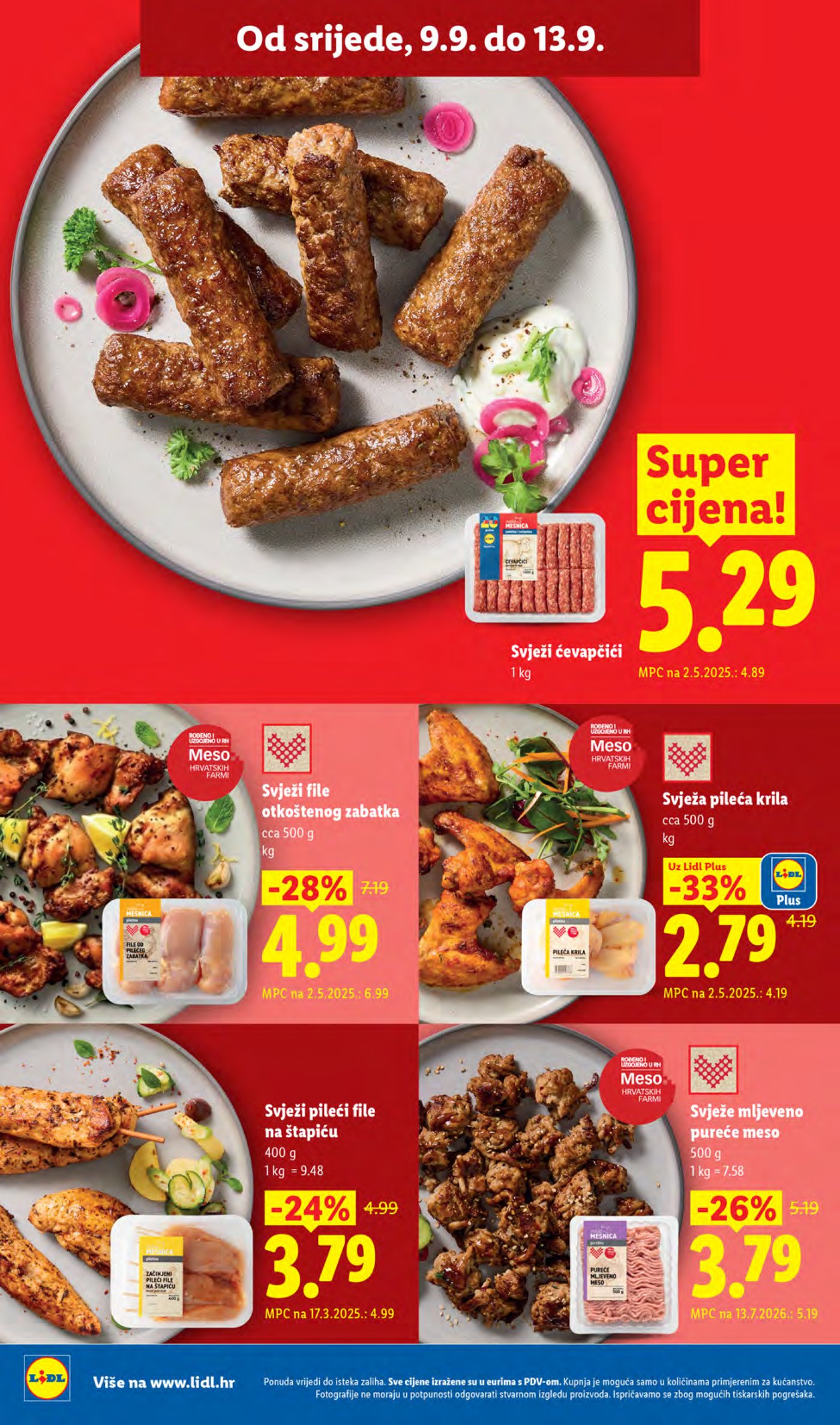 Lidl Super ponuda od ponedjeljka 07.09.-13.09.2026.