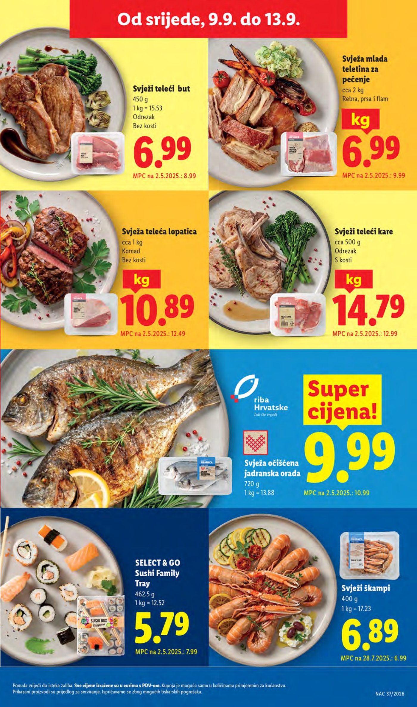 Lidl Super ponuda od ponedjeljka 07.09.-13.09.2026.