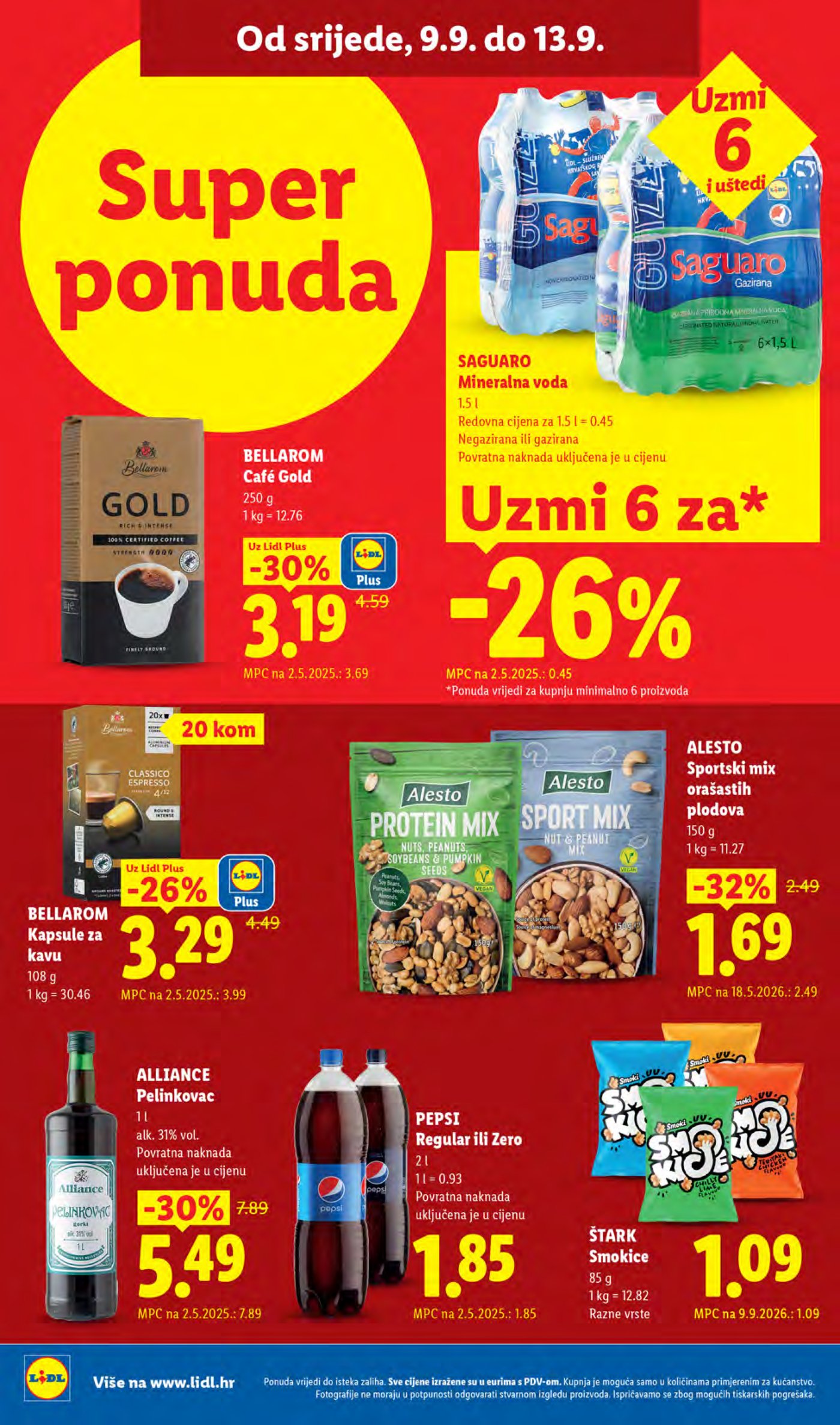 Lidl Super ponuda od ponedjeljka 07.09.-13.09.2026.