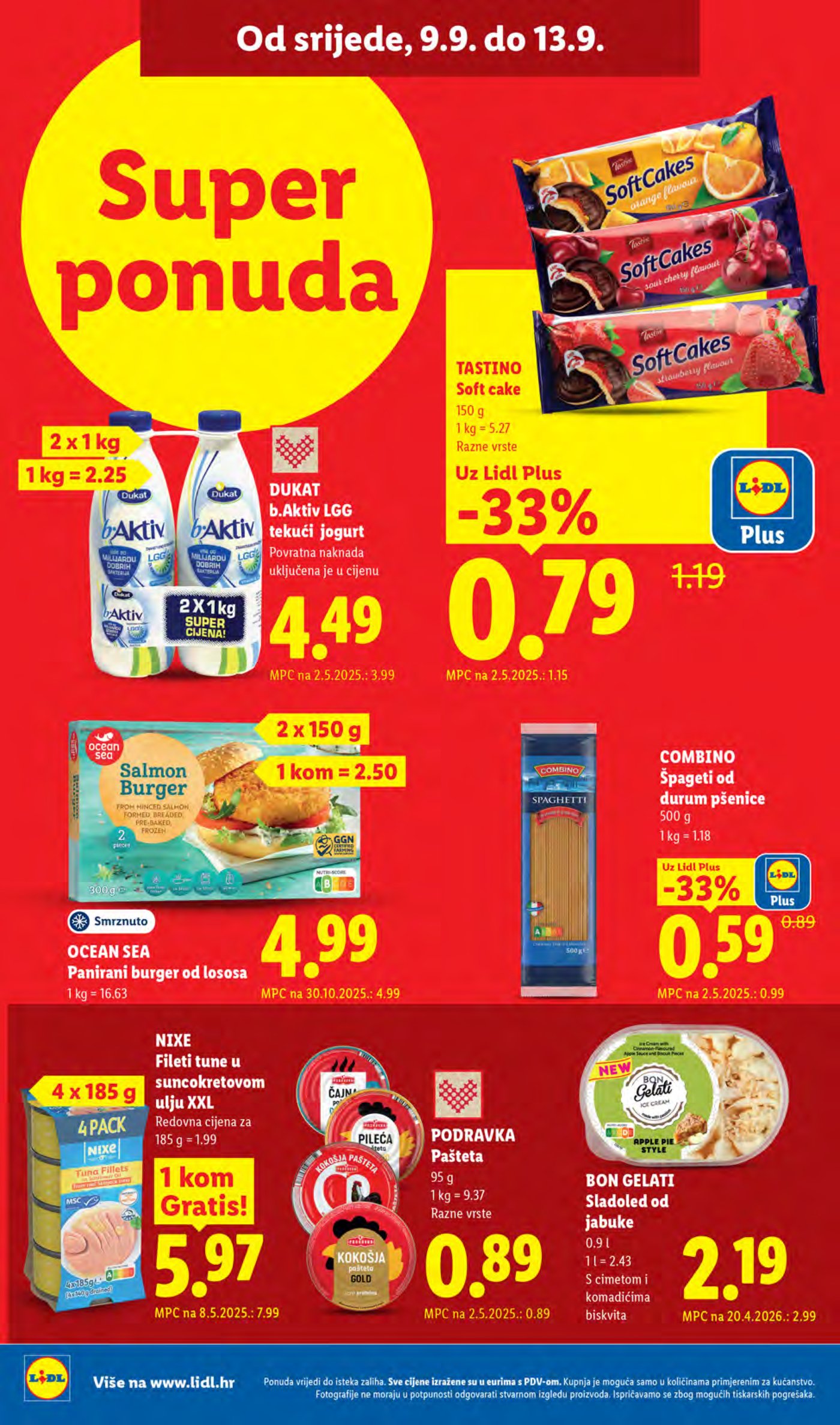 Lidl Super ponuda od ponedjeljka 07.09.-13.09.2026.