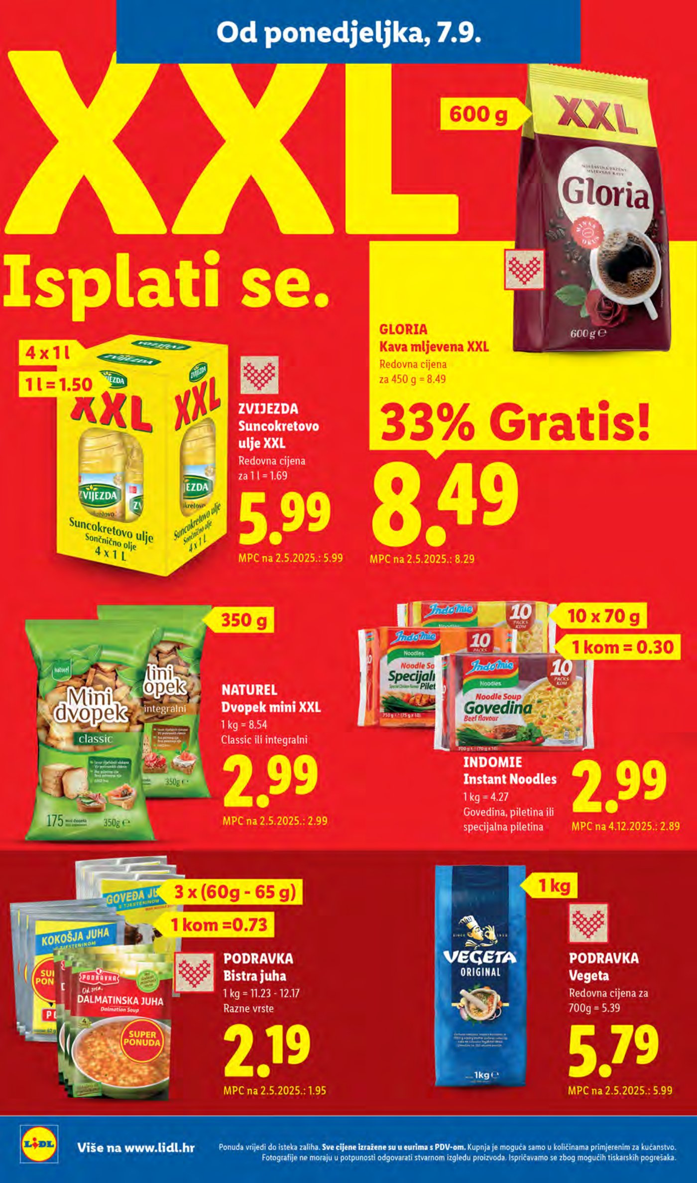Lidl Super ponuda od ponedjeljka 07.09.-13.09.2026.