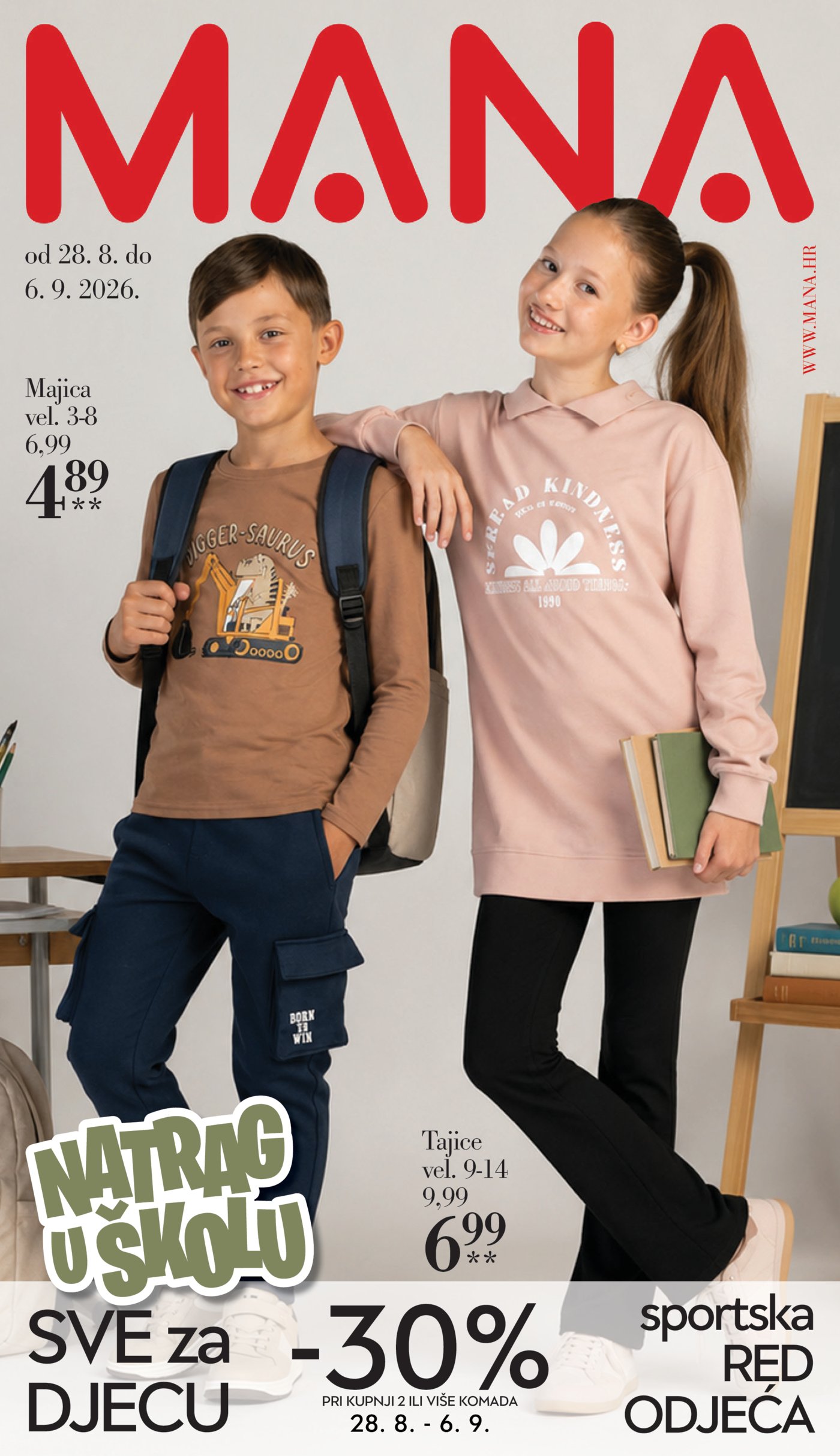 Mana katalog Natrag u školu 28.08.-06.09.2026.