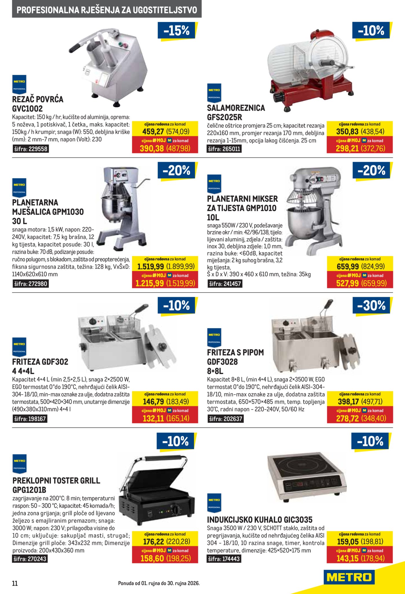 Metro katalog Gastro 01.09. - 30.09.2026.