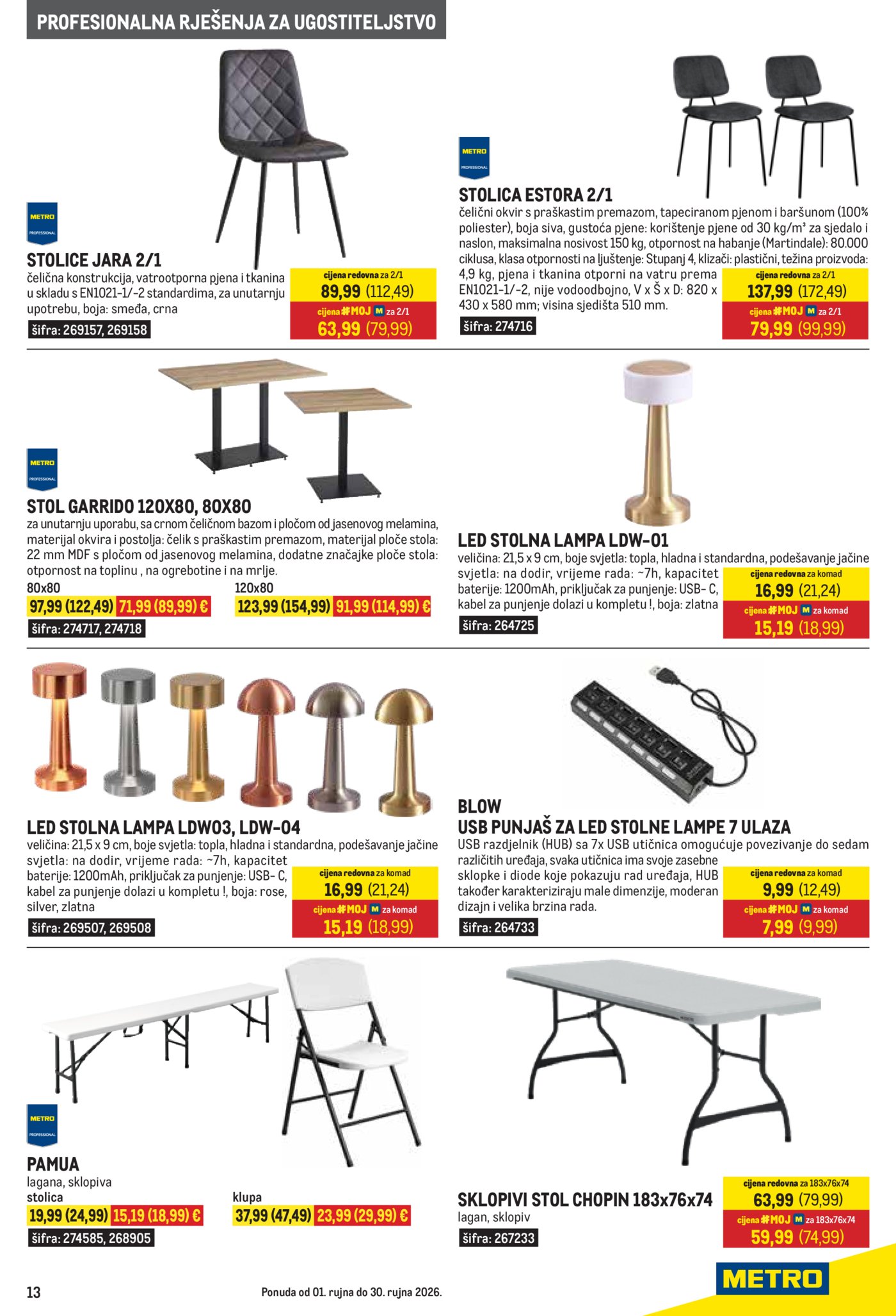Metro katalog Gastro 01.09. - 30.09.2026.