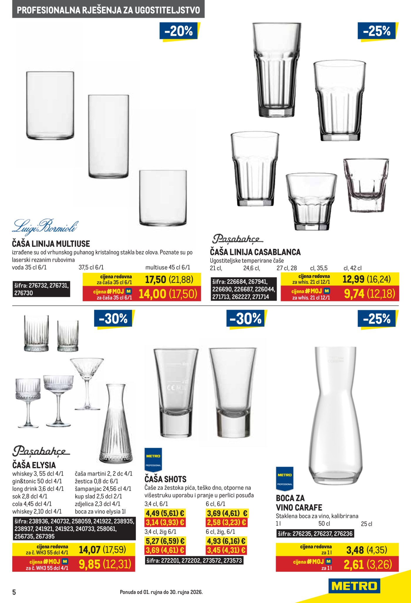 Metro katalog Gastro 01.09. - 30.09.2026.