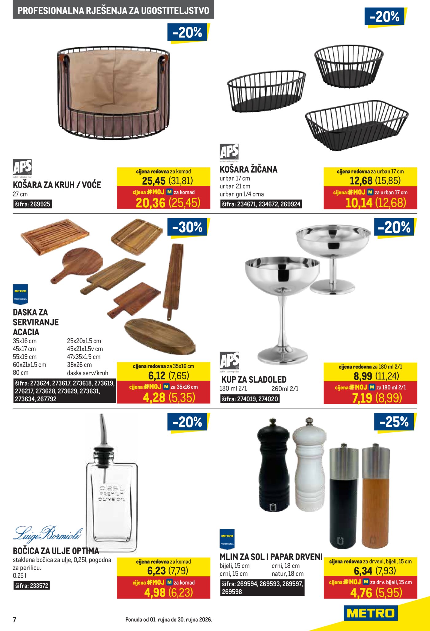 Metro katalog Gastro 01.09. - 30.09.2026.