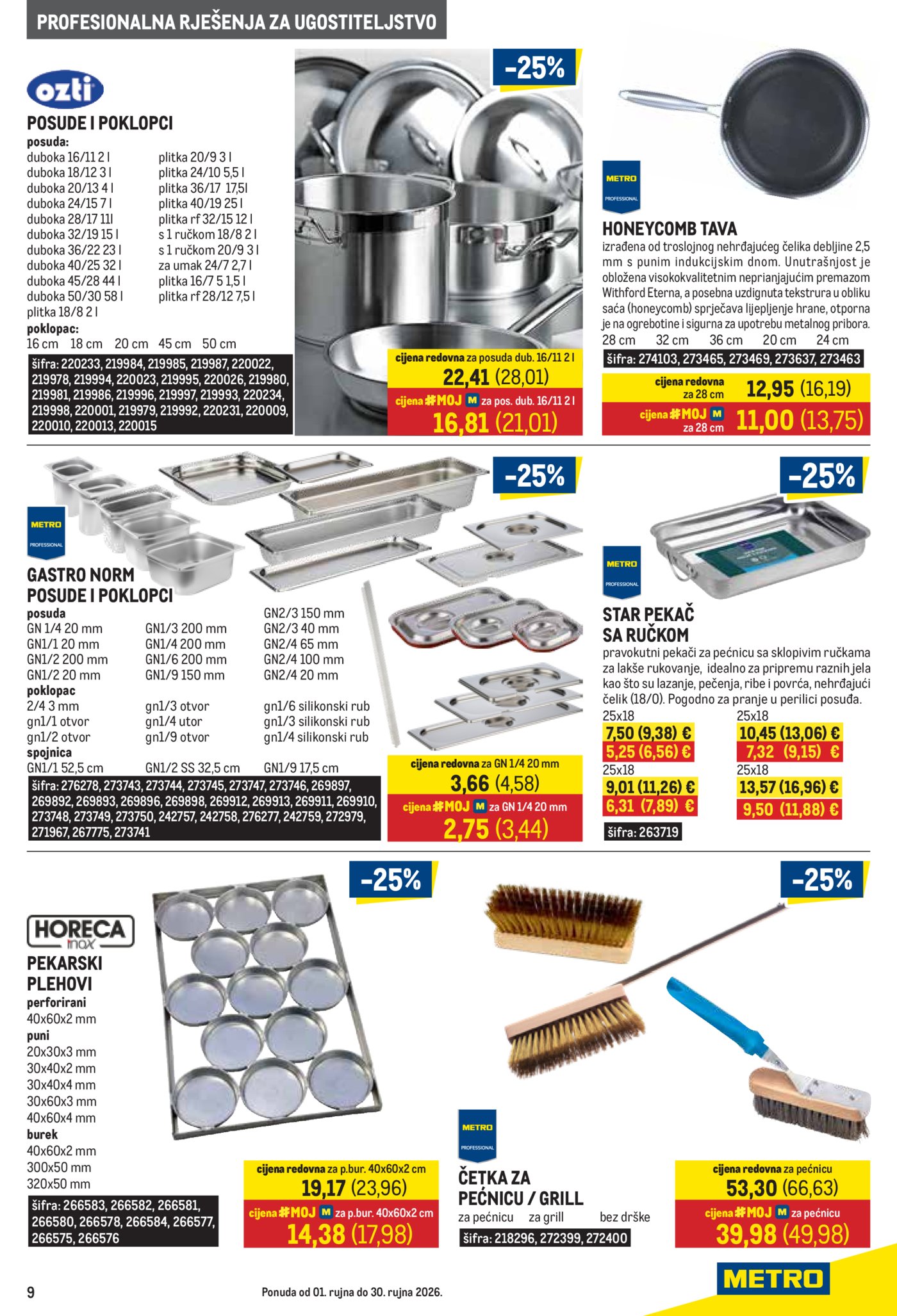 Metro katalog Gastro 01.09. - 30.09.2026.