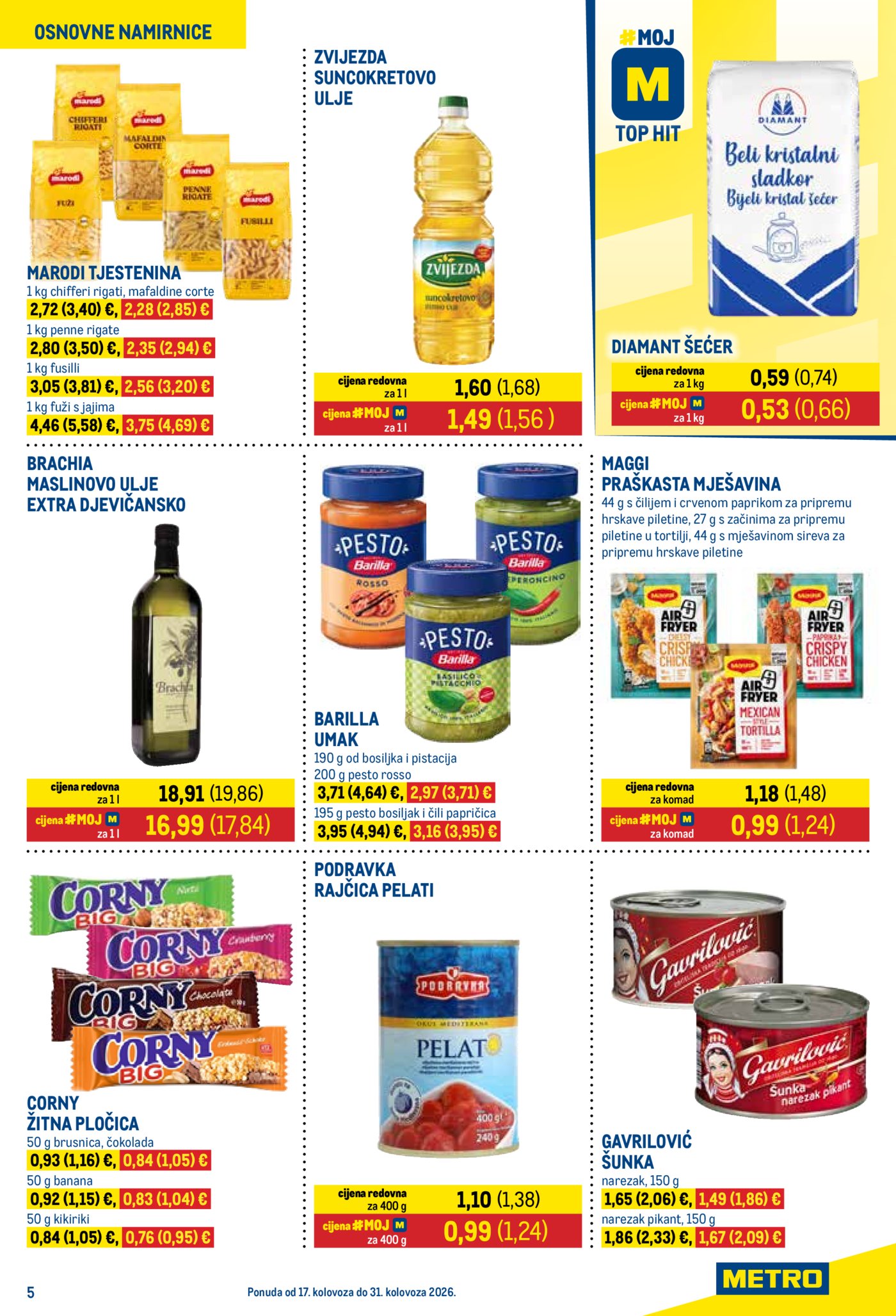 Metro katalog Prehrana i neprehrana 17.08. - 31.08.2026.