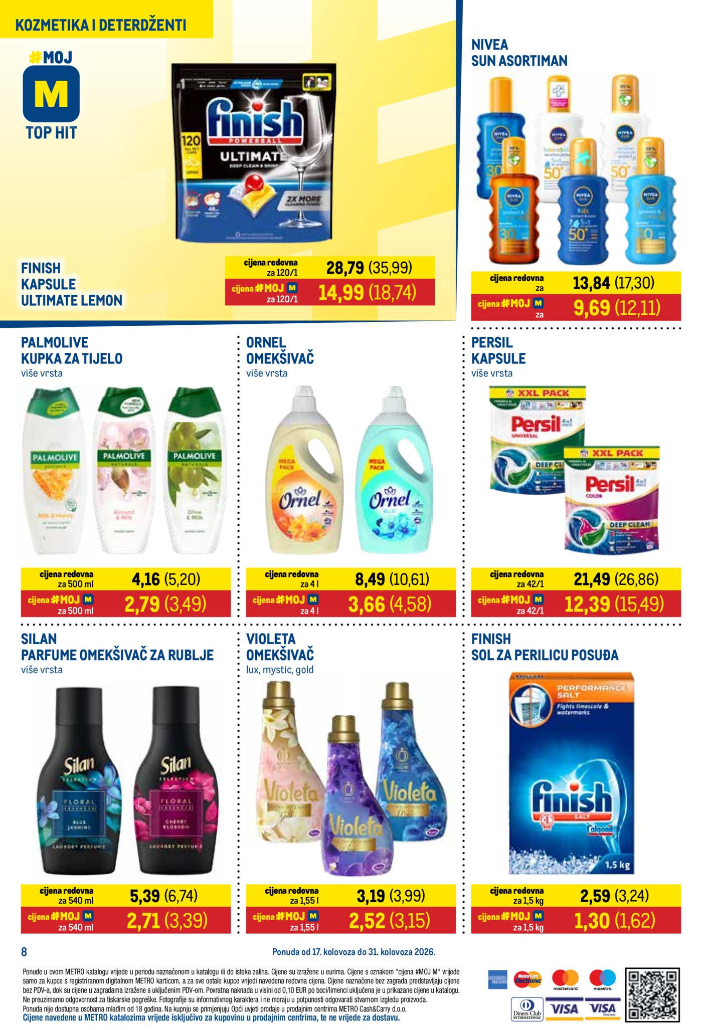 Metro katalog Prehrana i neprehrana 17.08. - 31.08.2026.