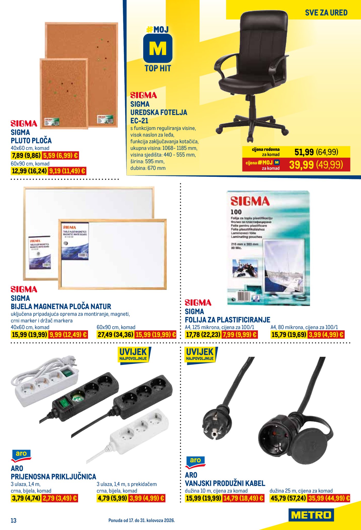Metro katalog Prehrana i neprehrana 17.08. - 31.08.2026.
