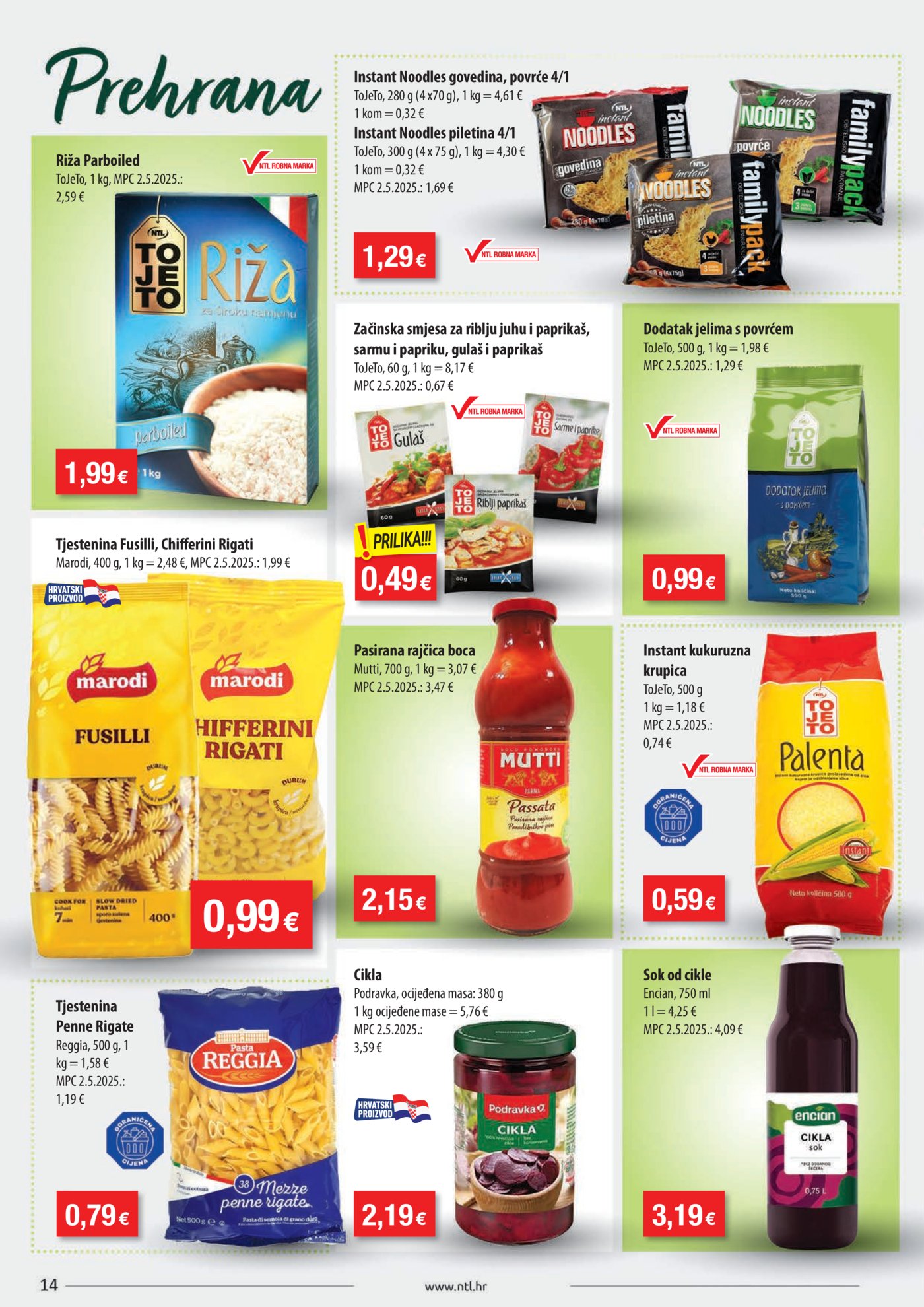 NTL katalog Akcija 02.09. - 08.09.2026. Sjever, Istok