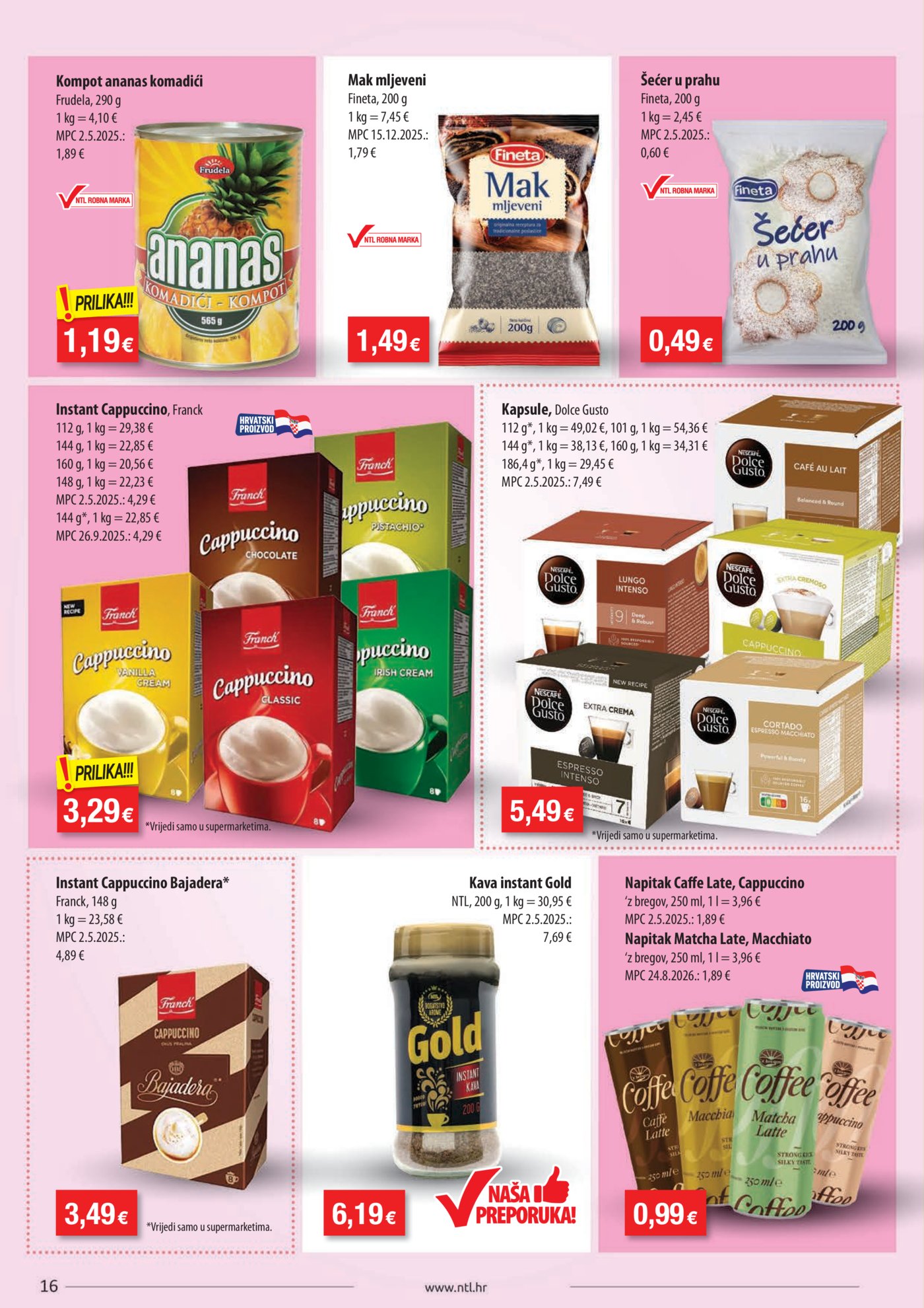NTL katalog Akcija 02.09. - 08.09.2026. Sjever, Istok