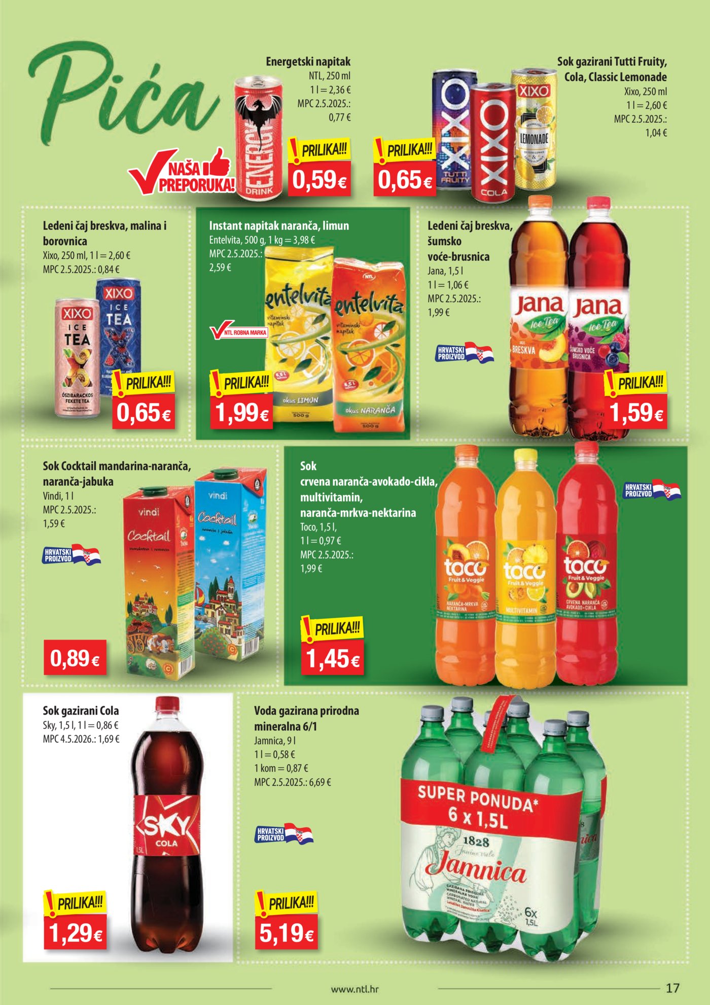 NTL katalog Akcija 02.09. - 08.09.2026. Sjever, Istok