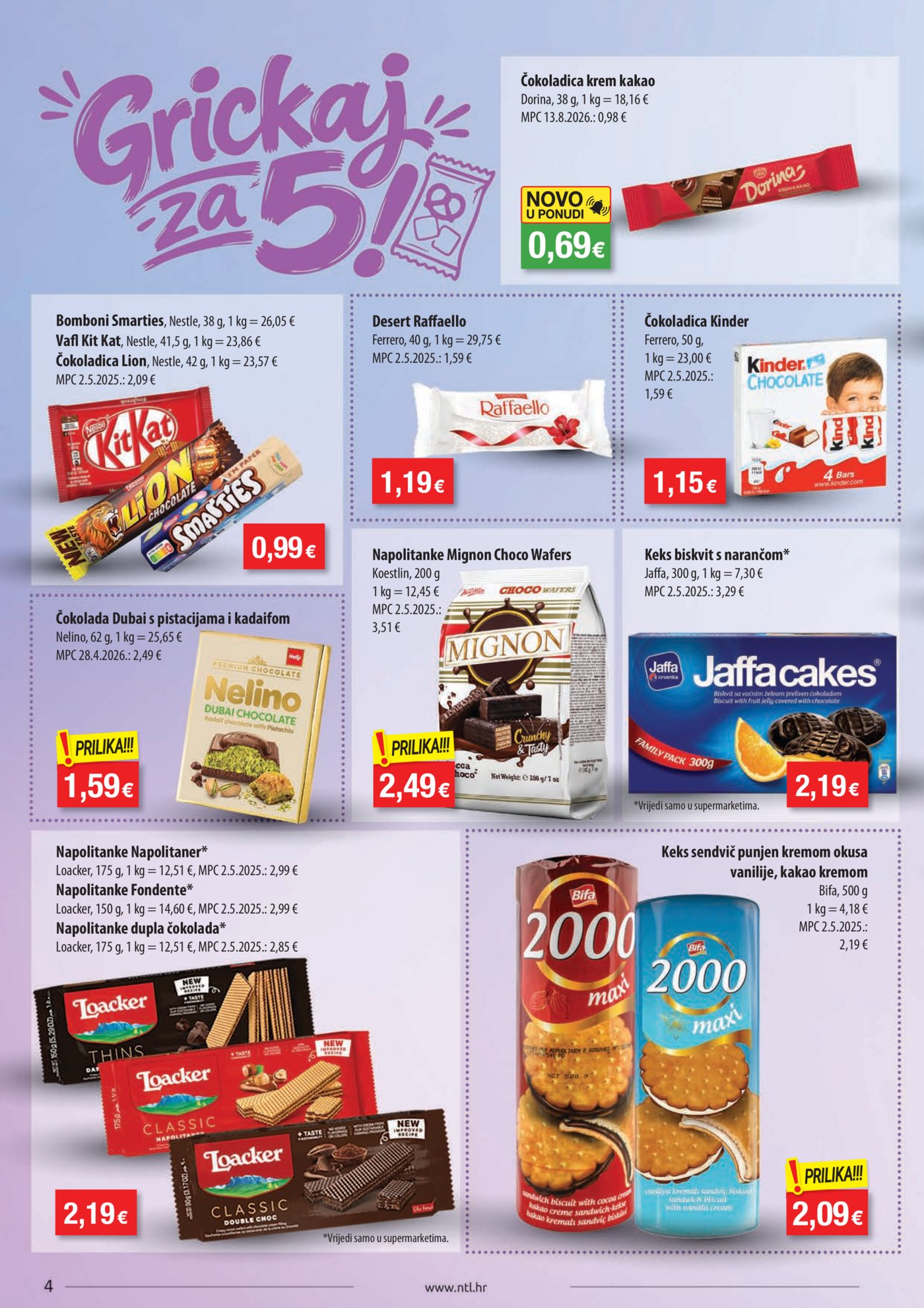 NTL katalog Akcija 02.09. - 08.09.2026. Sjever, Istok