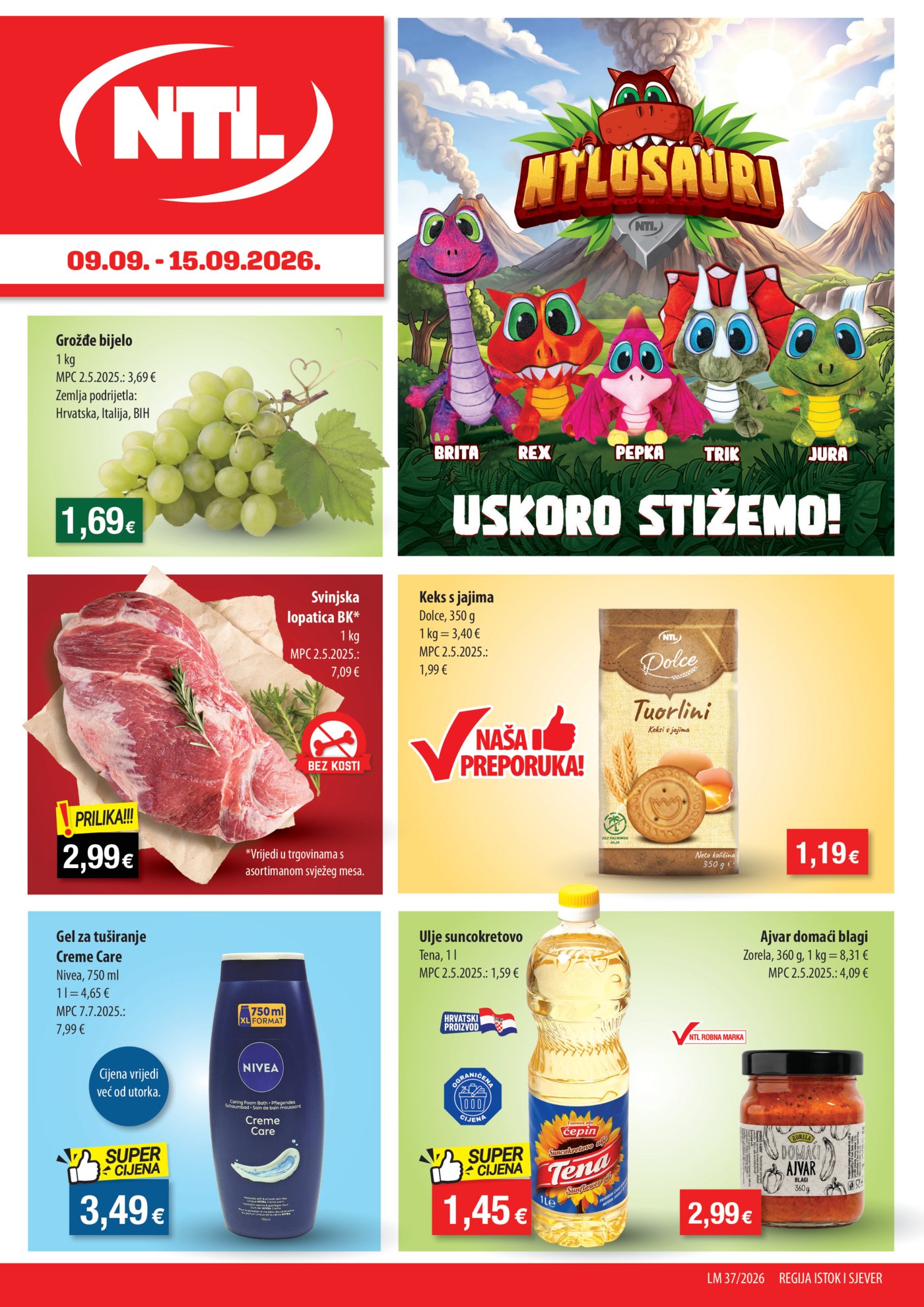 NTL katalog Akcija 09.09. - 15.09.2026. Sjever, Istok