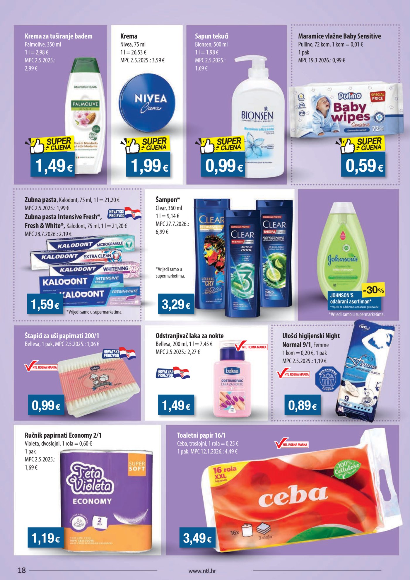 NTL katalog Akcija 26.08. - 01.09.2026. Sjever, Istok