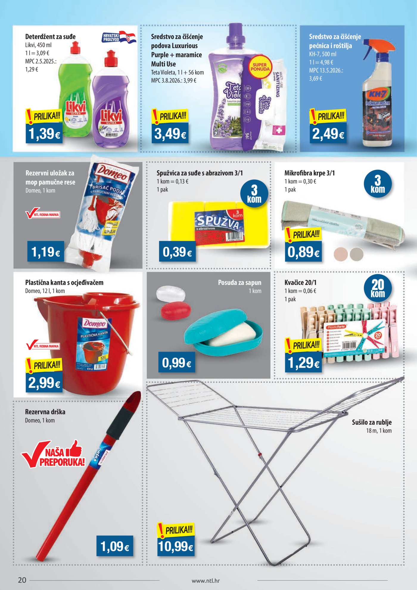 NTL katalog Akcija 26.08. - 01.09.2026. Sjever, Istok