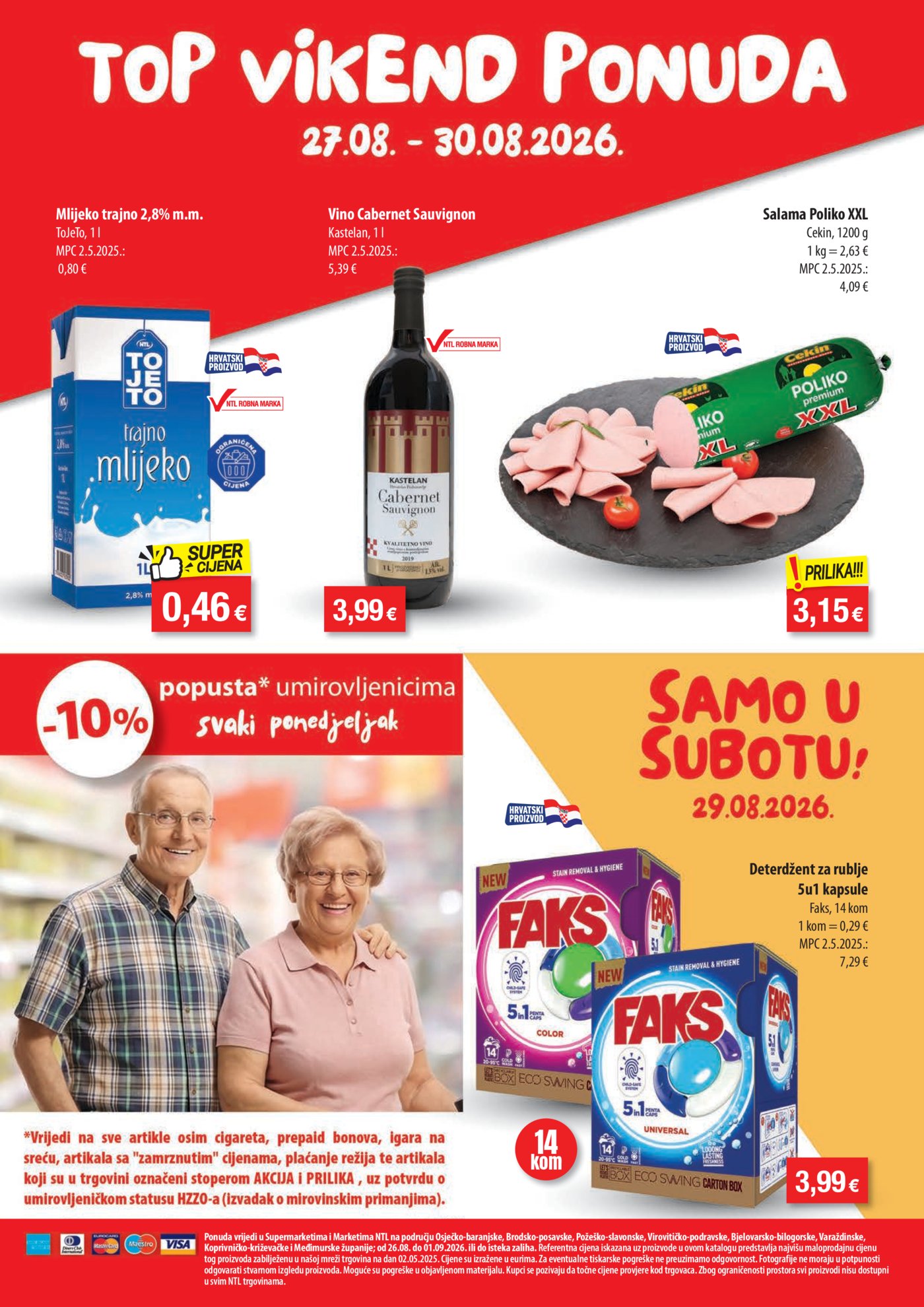 NTL katalog Akcija 26.08. - 01.09.2026. Sjever, Istok