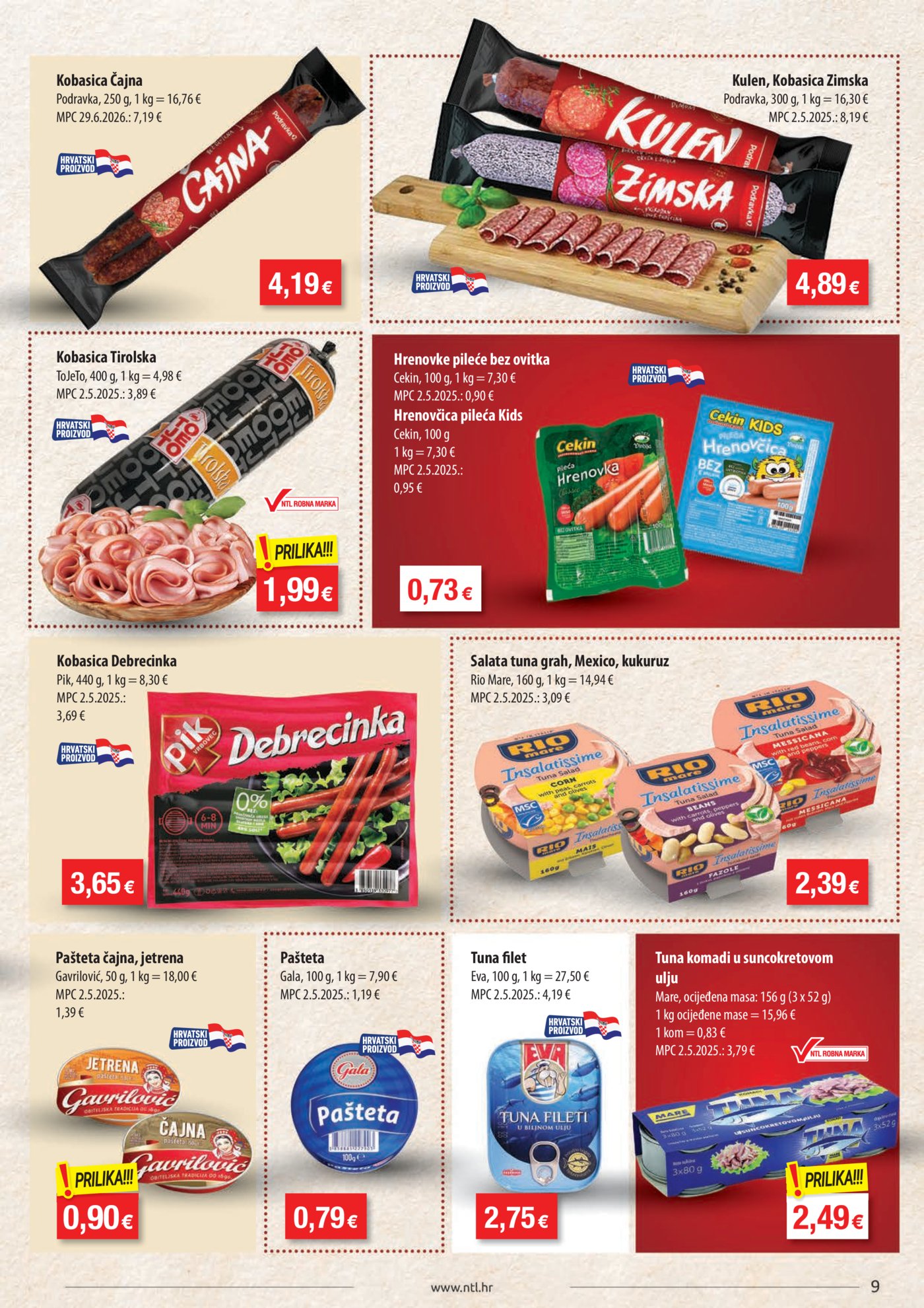 NTL katalog Akcija 26.08. - 01.09.2026. Sjever, Istok