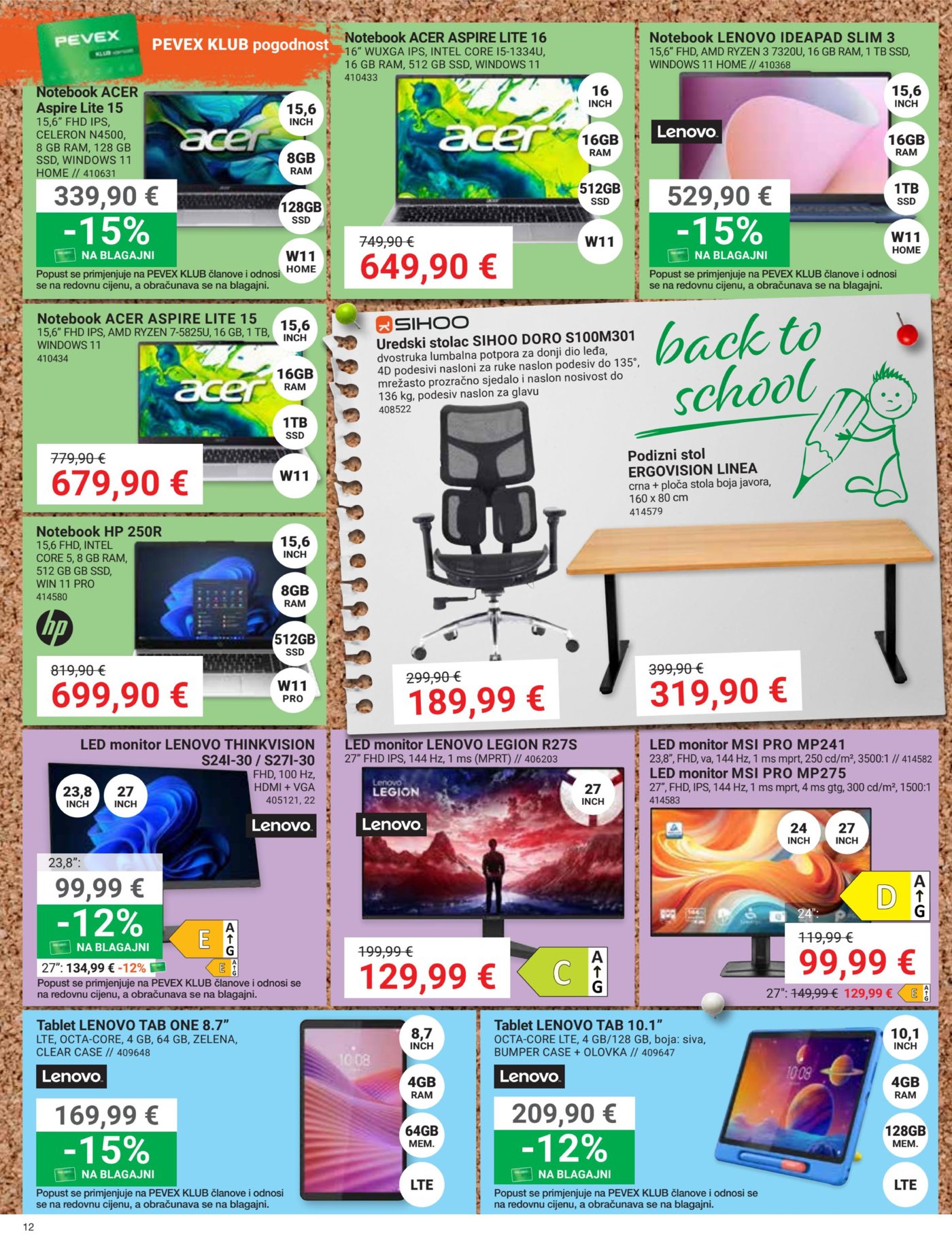 Pevex katalog Akcija 27.08. - 21.09.2026.