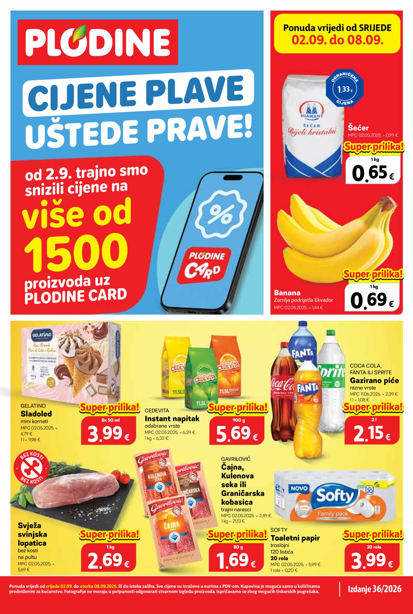 Plodine katalog Akcija 02.09.-08.09.2026.