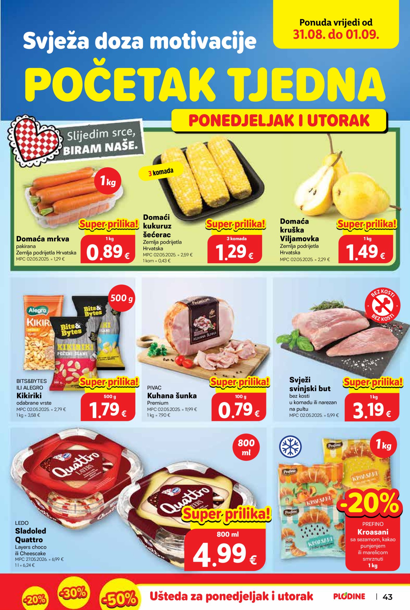 Plodine katalog Akcija 26.08.-01.09.2026.