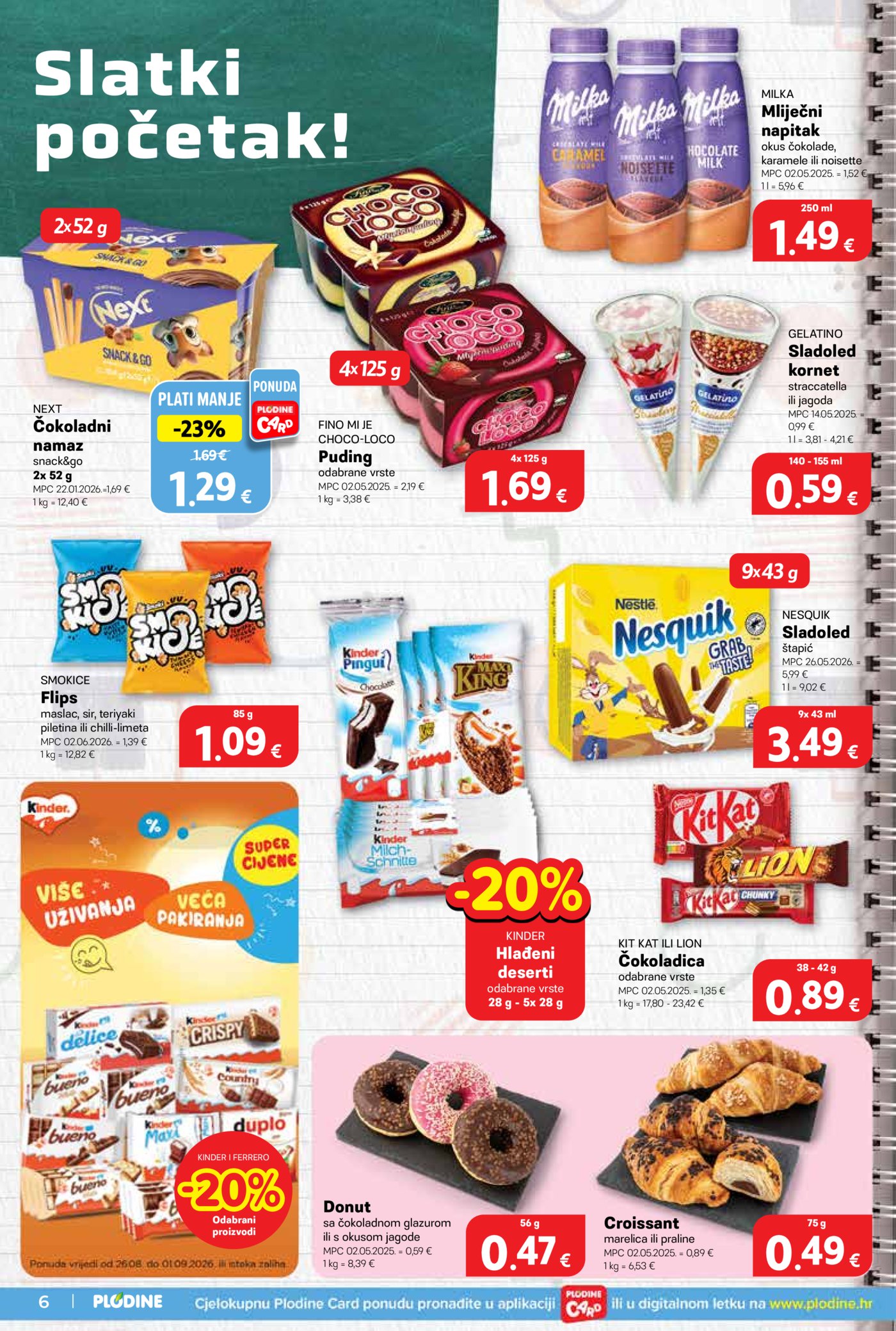 Plodine katalog Akcija 26.08.-01.09.2026.