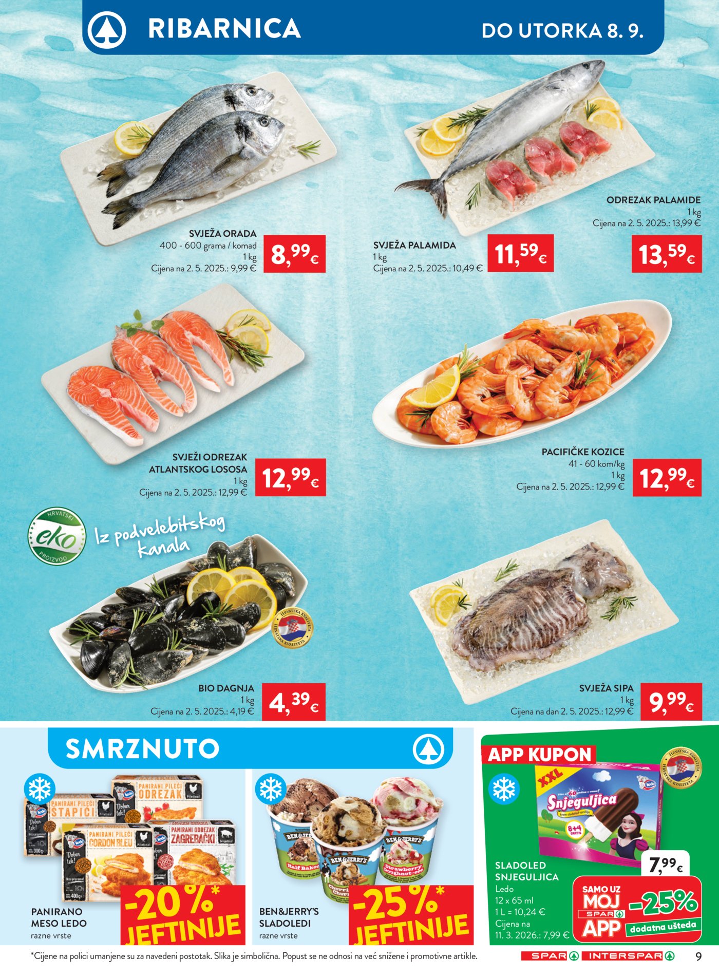 SPAR INTERSPAR katalog Akcija 02.09. - 08.09.2026.