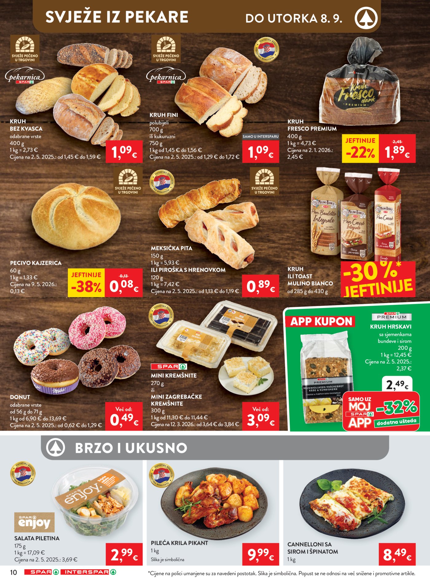 SPAR INTERSPAR katalog Akcija 02.09. - 08.09.2026.