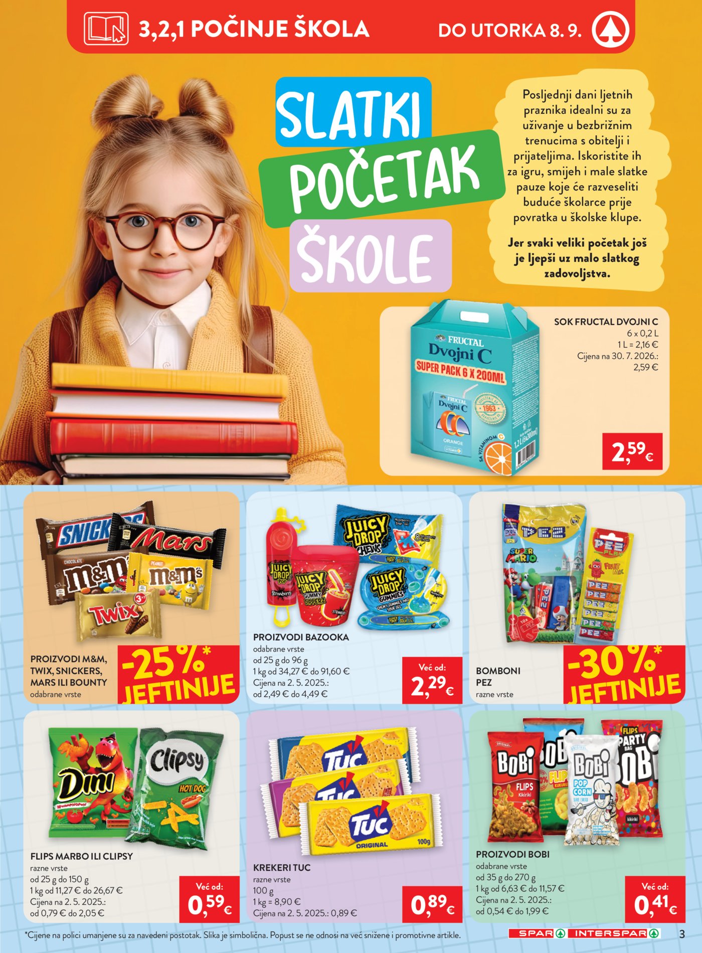 SPAR INTERSPAR katalog Akcija 02.09. - 08.09.2026.