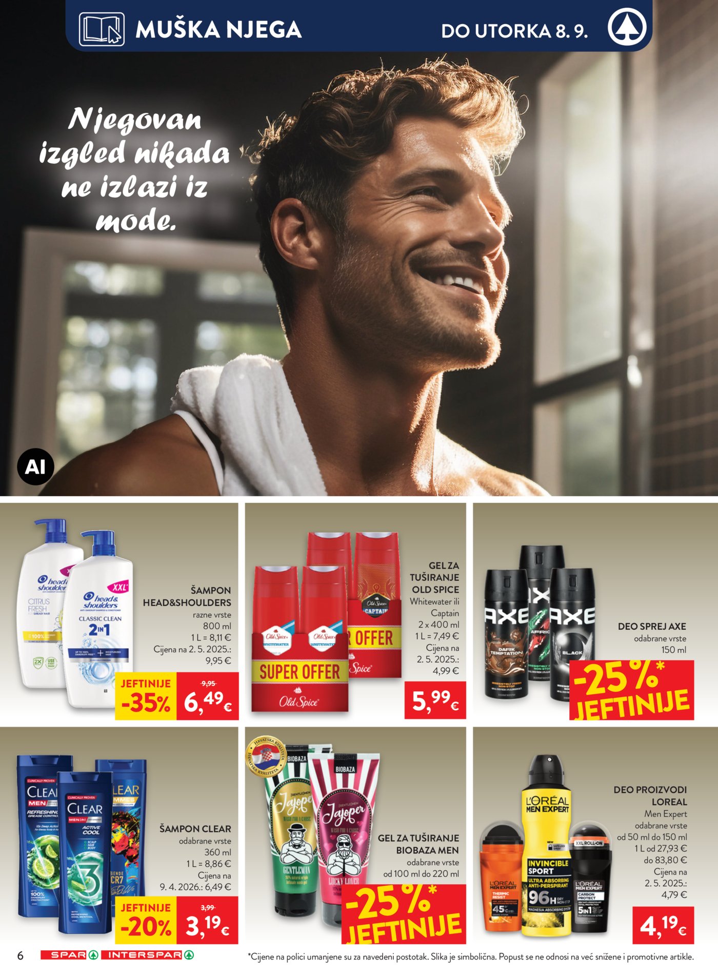 SPAR INTERSPAR katalog Akcija 02.09. - 08.09.2026.