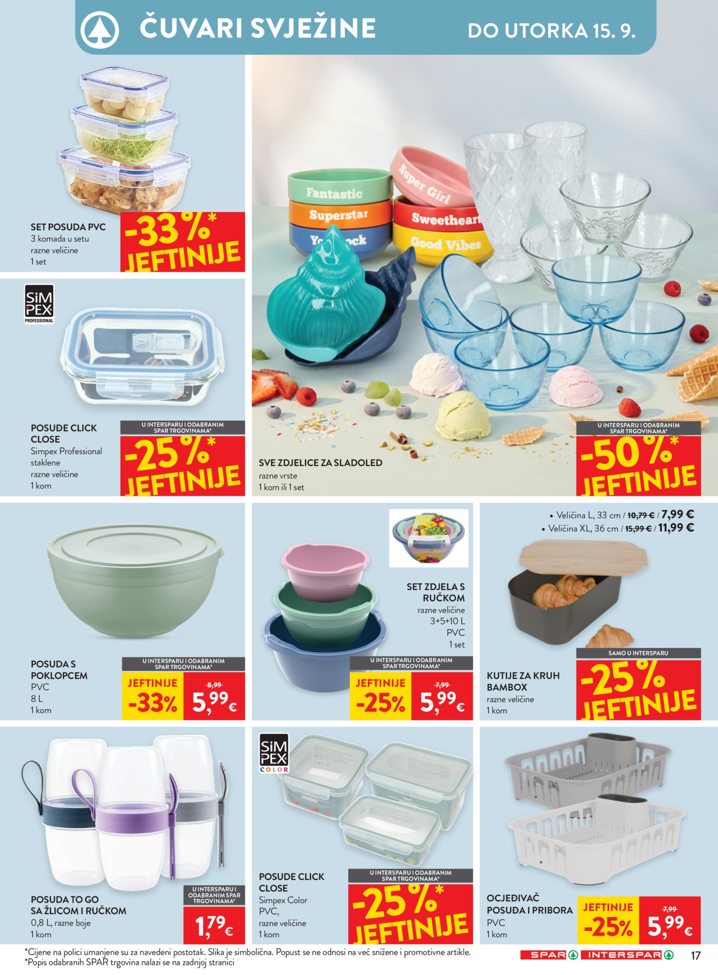 SPAR INTERSPAR katalog Akcija 02.09. - 08.09.2026.