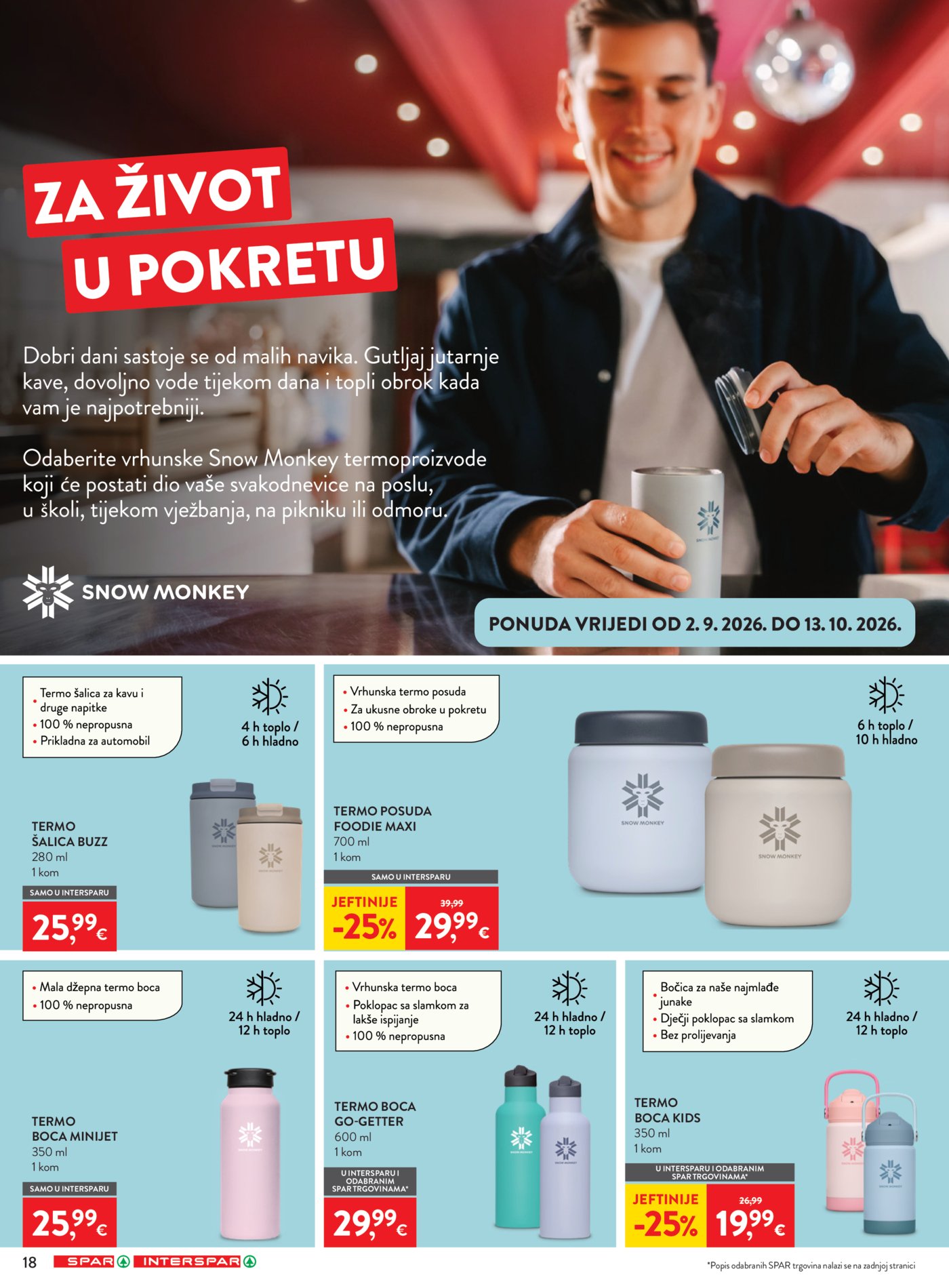 SPAR INTERSPAR katalog Akcija 02.09. - 08.09.2026.