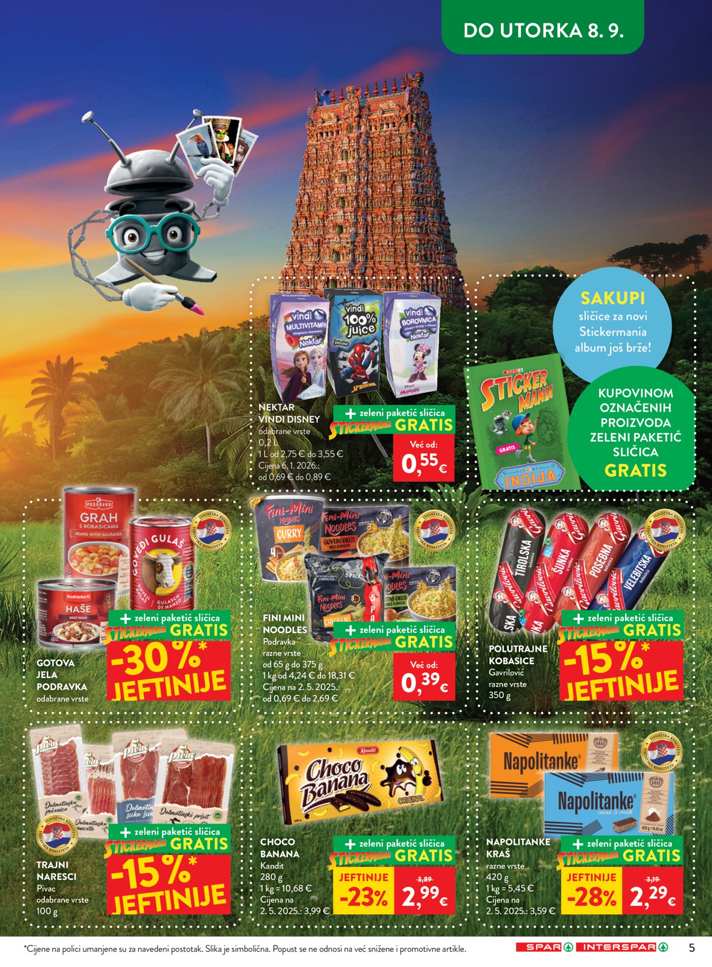 SPAR INTERSPAR katalog Akcija 02.09. - 08.09.2026.