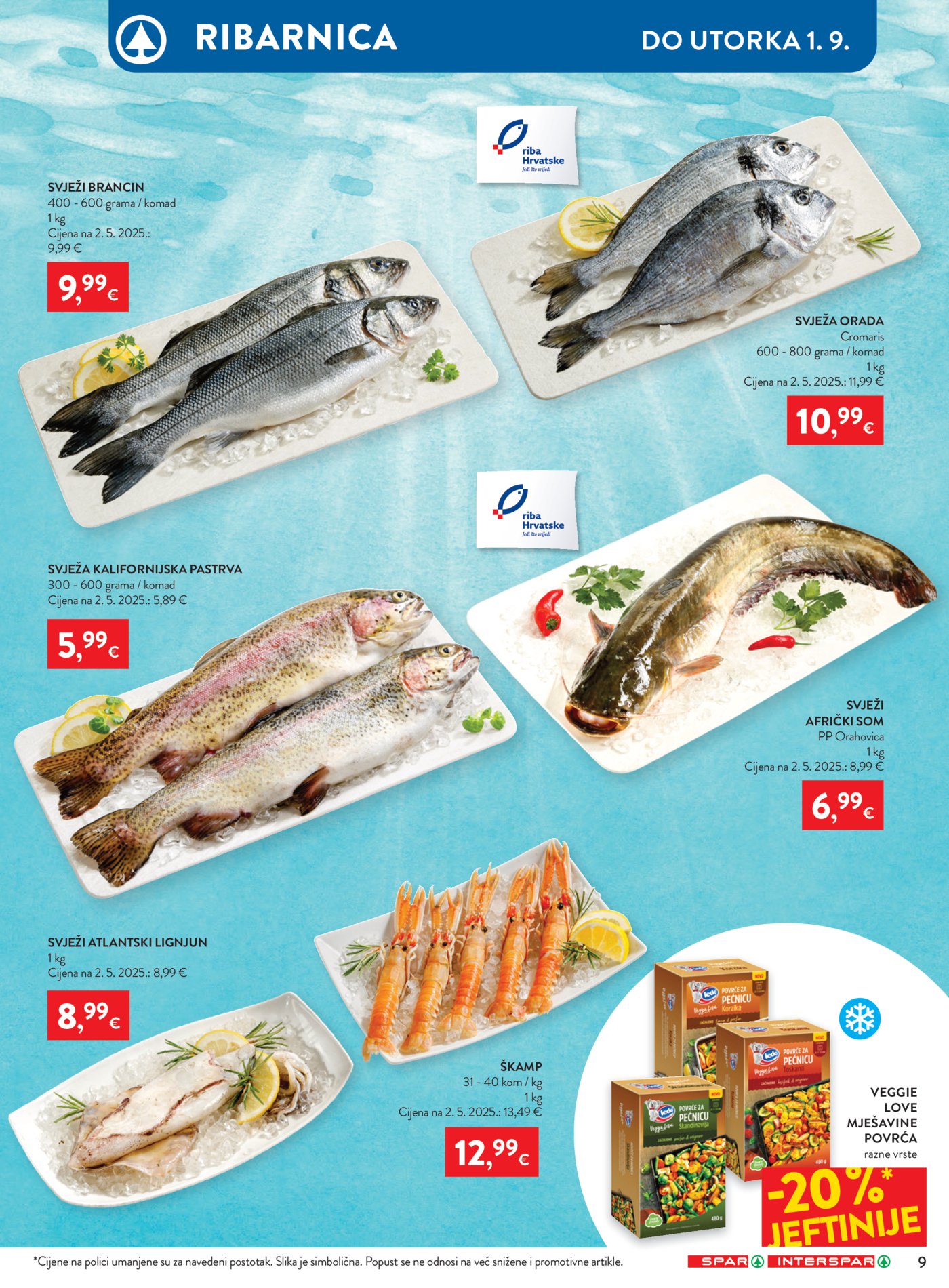 SPAR INTERSPAR katalog Akcija 26.08. - 01.09.2026.