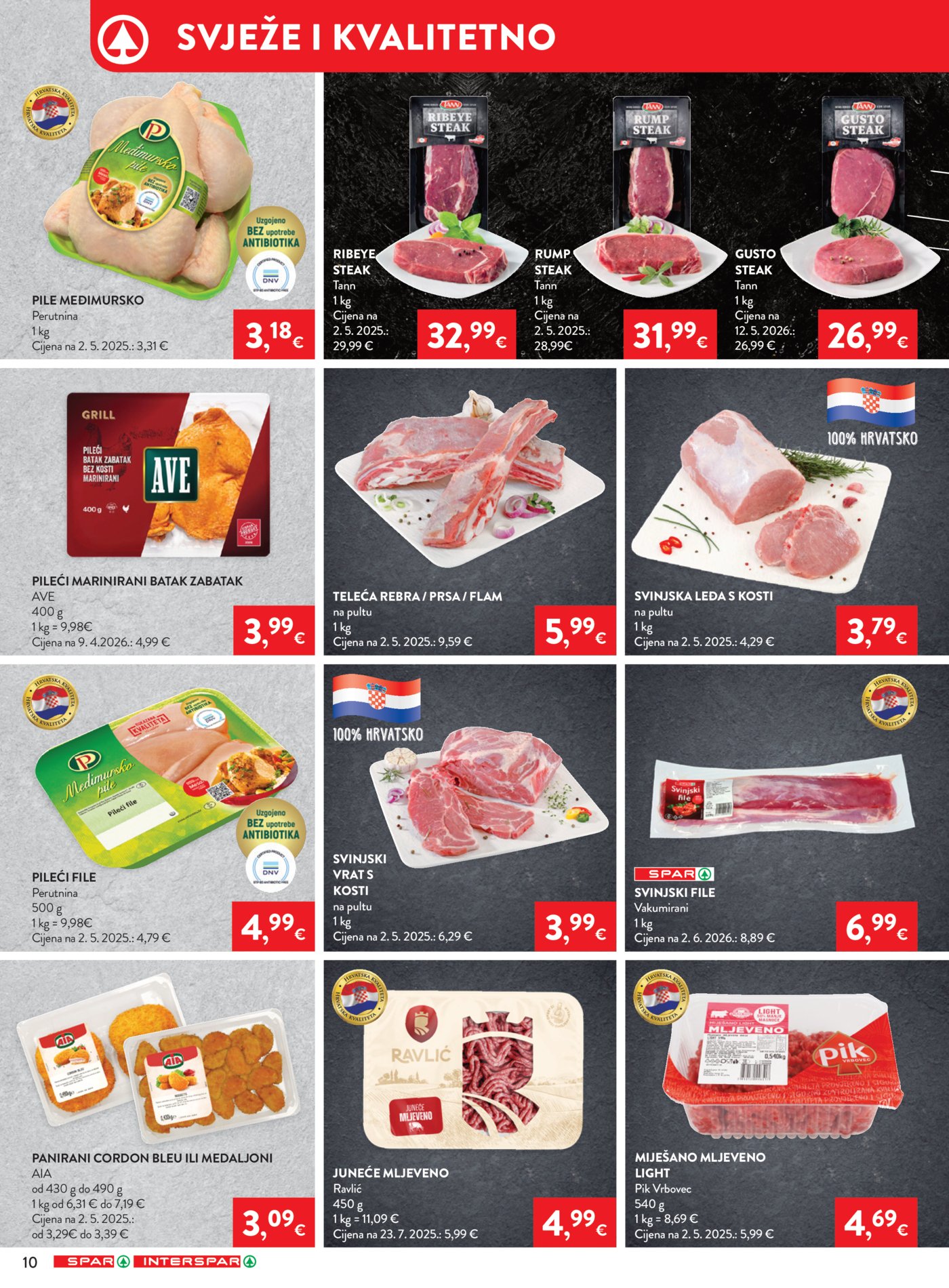 SPAR INTERSPAR katalog Akcija 26.08. - 01.09.2026.