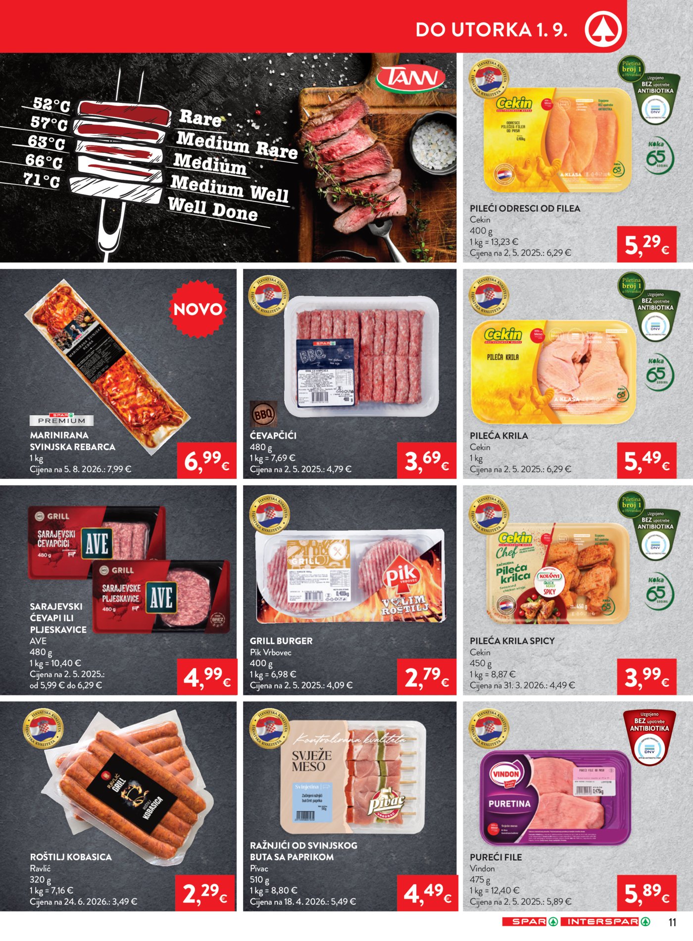 SPAR INTERSPAR katalog Akcija 26.08. - 01.09.2026.