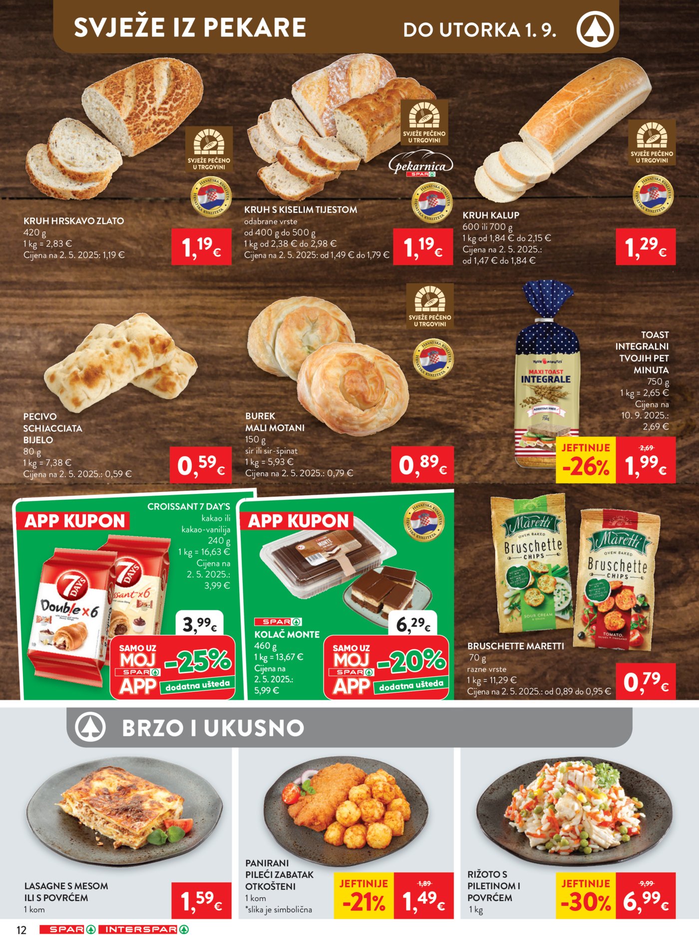 SPAR INTERSPAR katalog Akcija 26.08. - 01.09.2026.