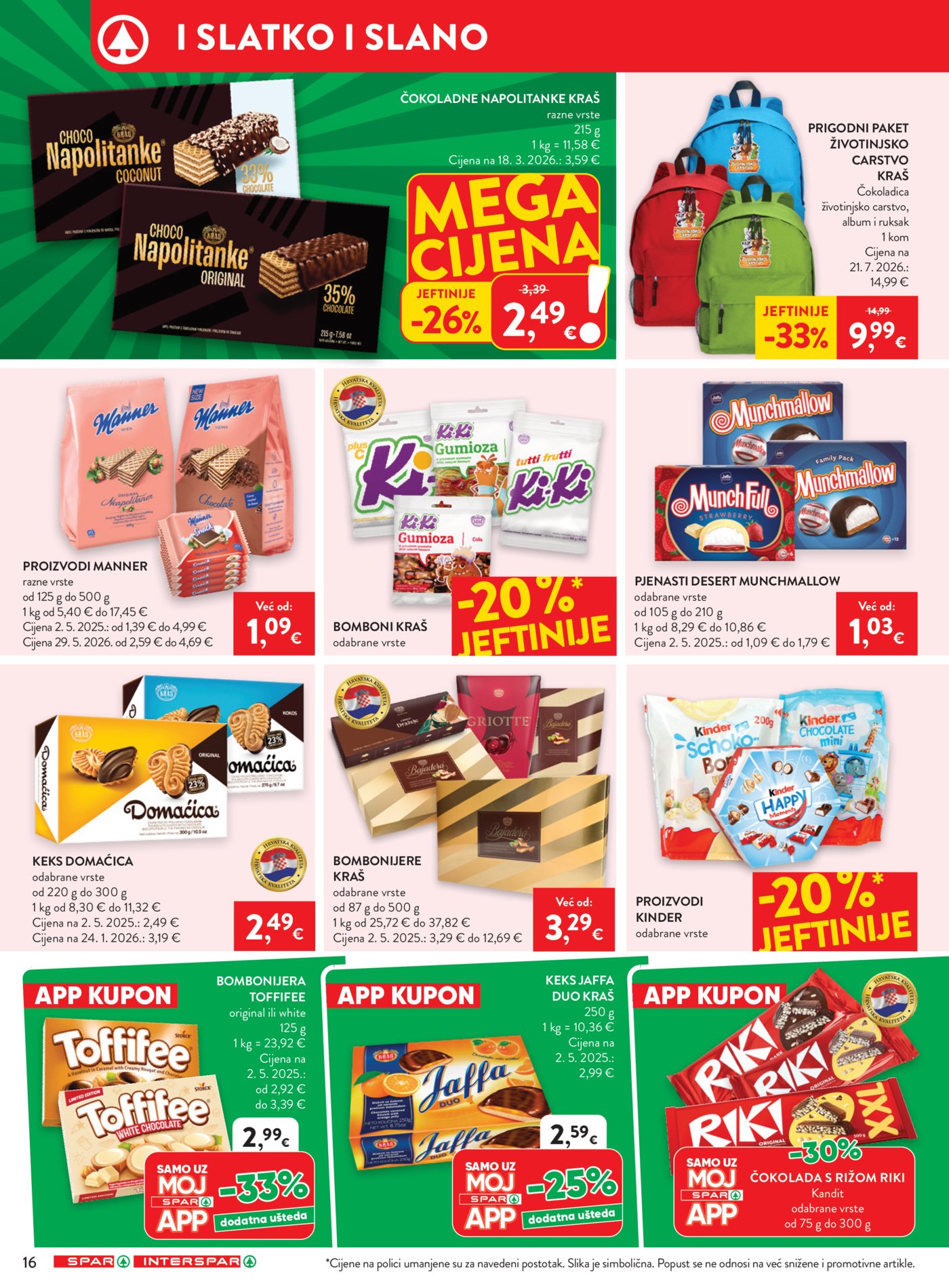 SPAR INTERSPAR katalog Akcija 26.08. - 01.09.2026.