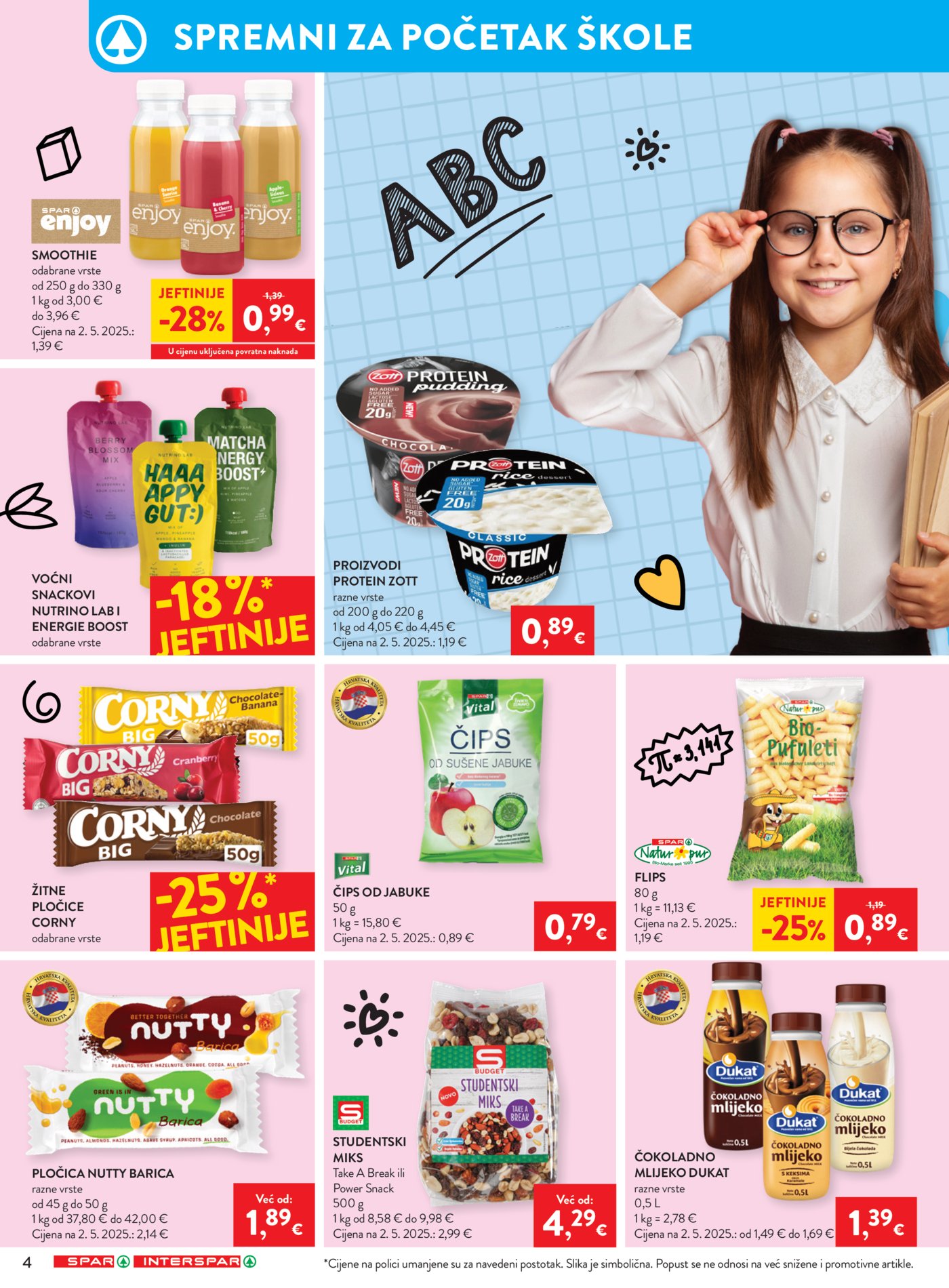 SPAR INTERSPAR katalog Akcija 26.08. - 01.09.2026.