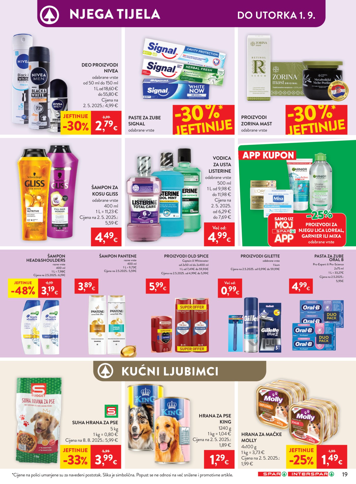 SPAR INTERSPAR katalog Akcija 26.08. - 01.09.2026.